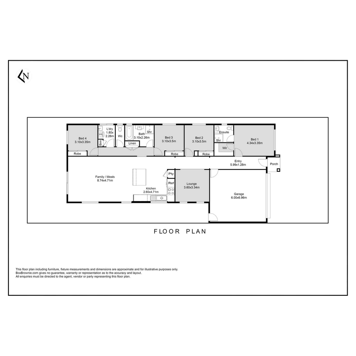 Floorplan of Homely house listing, 66 Chapman Drive, Wyndham Vale VIC 3024