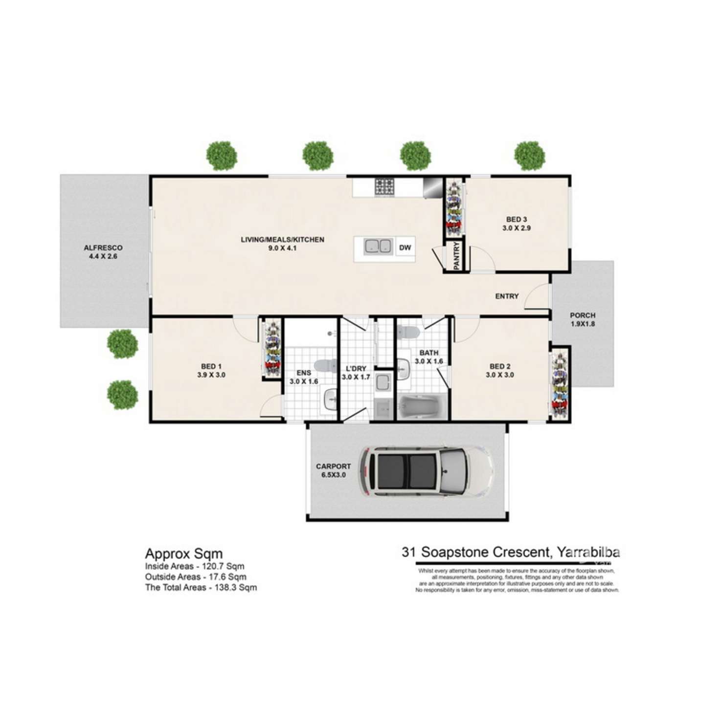 Floorplan of Homely house listing, 31 Soapstone Crescent, Yarrabilba QLD 4207