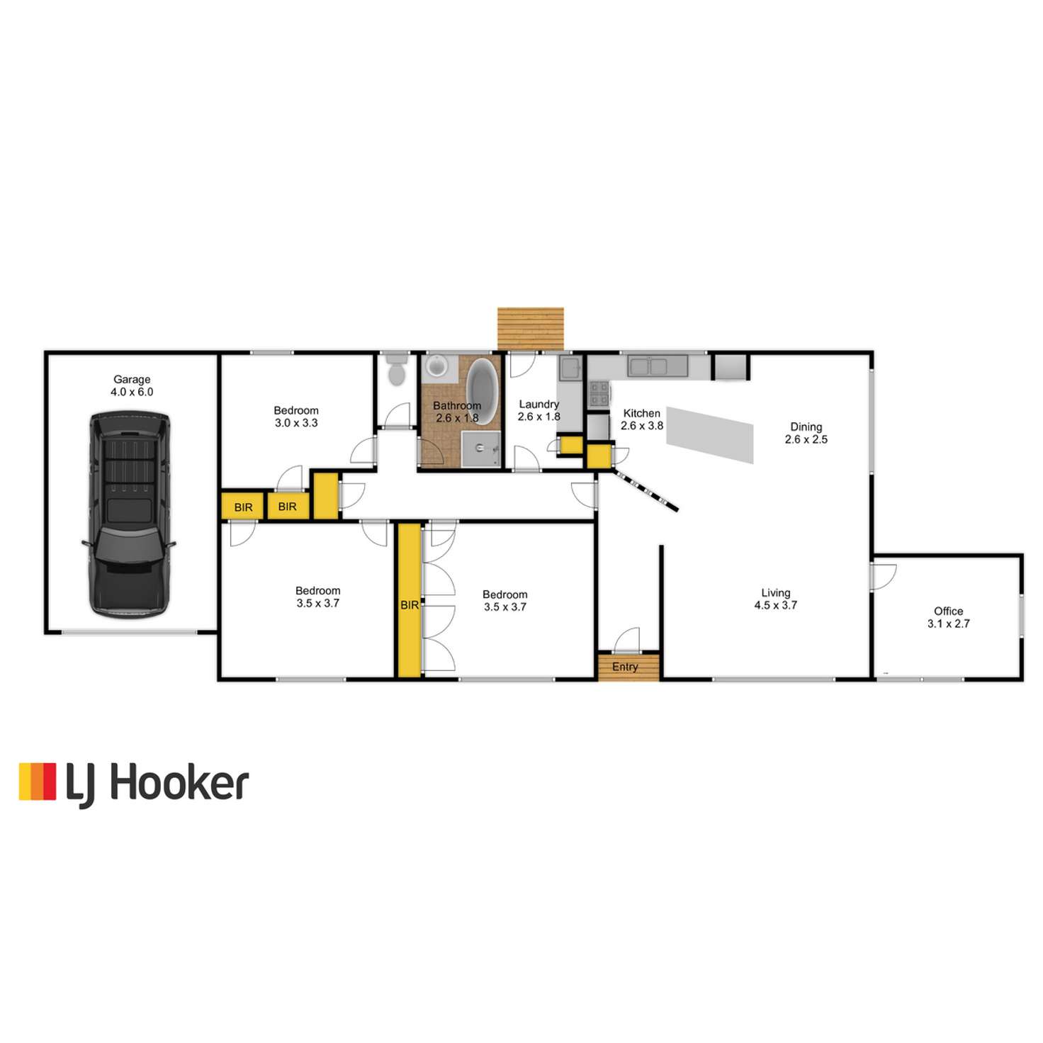 Floorplan of Homely house listing, 6 Roadknight Street, Lakes Entrance VIC 3909