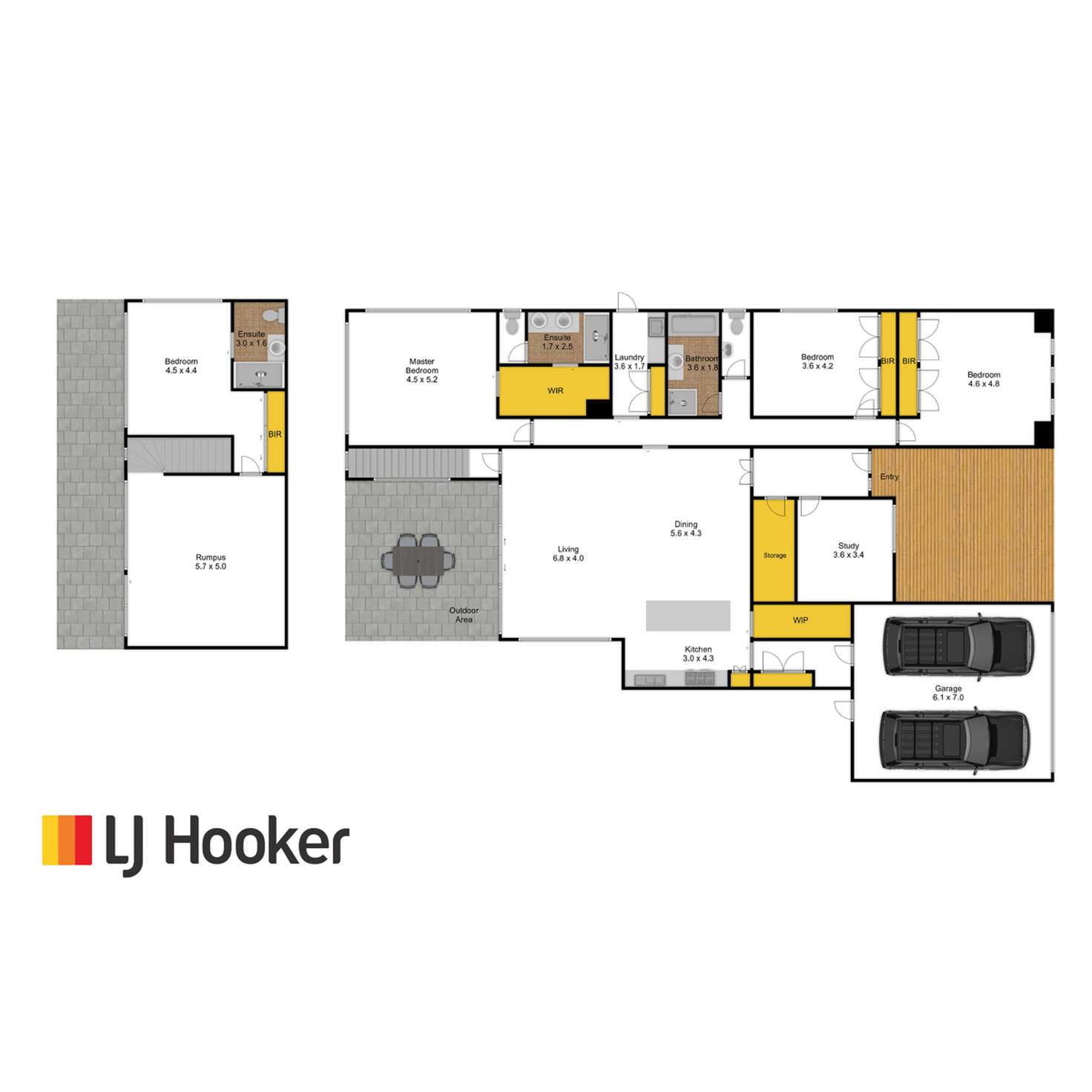 Floorplan of Homely house listing, 49 Morton Drive, Eastwood VIC 3875