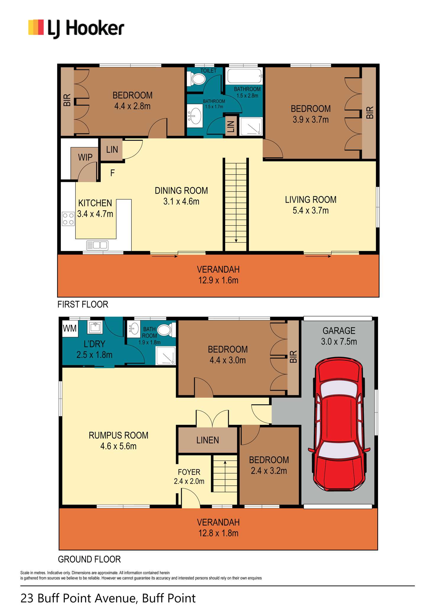 Floorplan of Homely house listing, 23 Buff Point Avenue, Buff Point NSW 2262