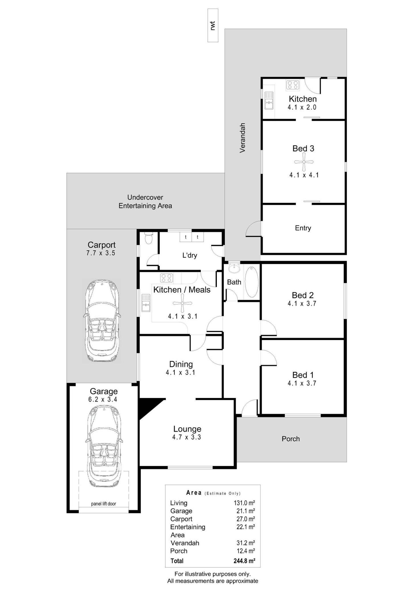 Floorplan of Homely house listing, 5 Adelaide Street, Athol Park SA 5012