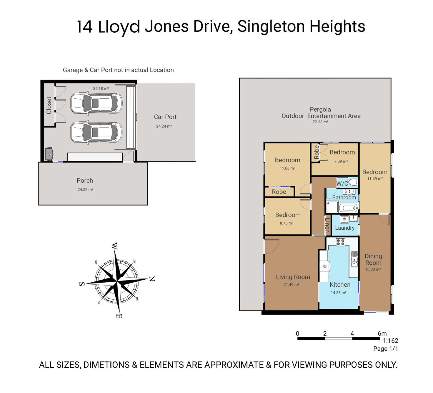 Floorplan of Homely house listing, 14 Lloyd Jones Drive, Singleton NSW 2330