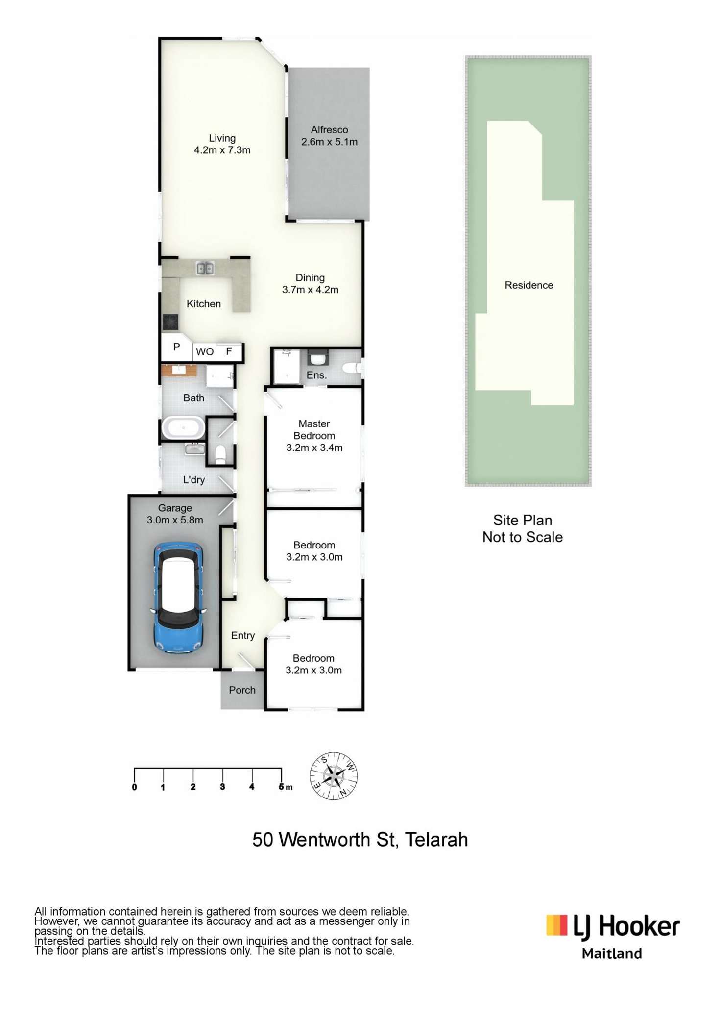 Floorplan of Homely house listing, 50 Wentworth Street, Telarah NSW 2320