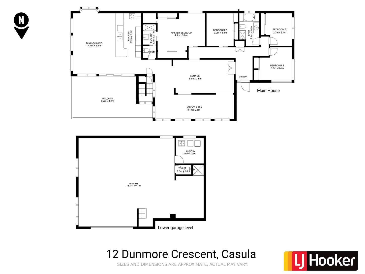 Floorplan of Homely house listing, 12 Dunmore Crescent, Casula NSW 2170