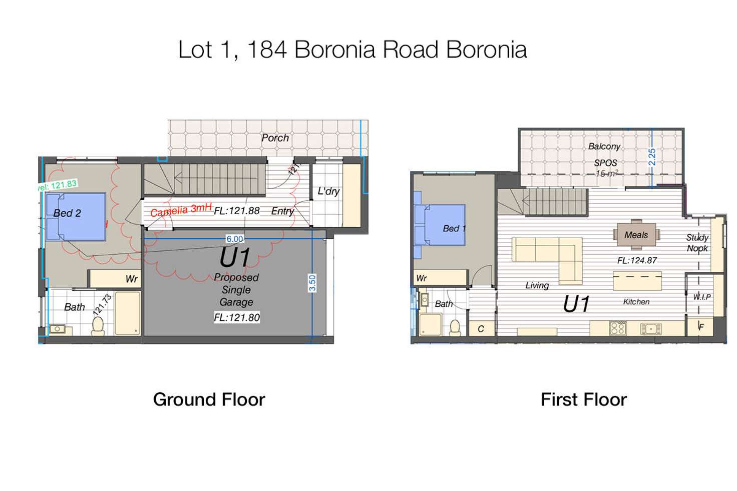 Floorplan of Homely townhouse listing, 4/184 Boronia Road, Boronia VIC 3155