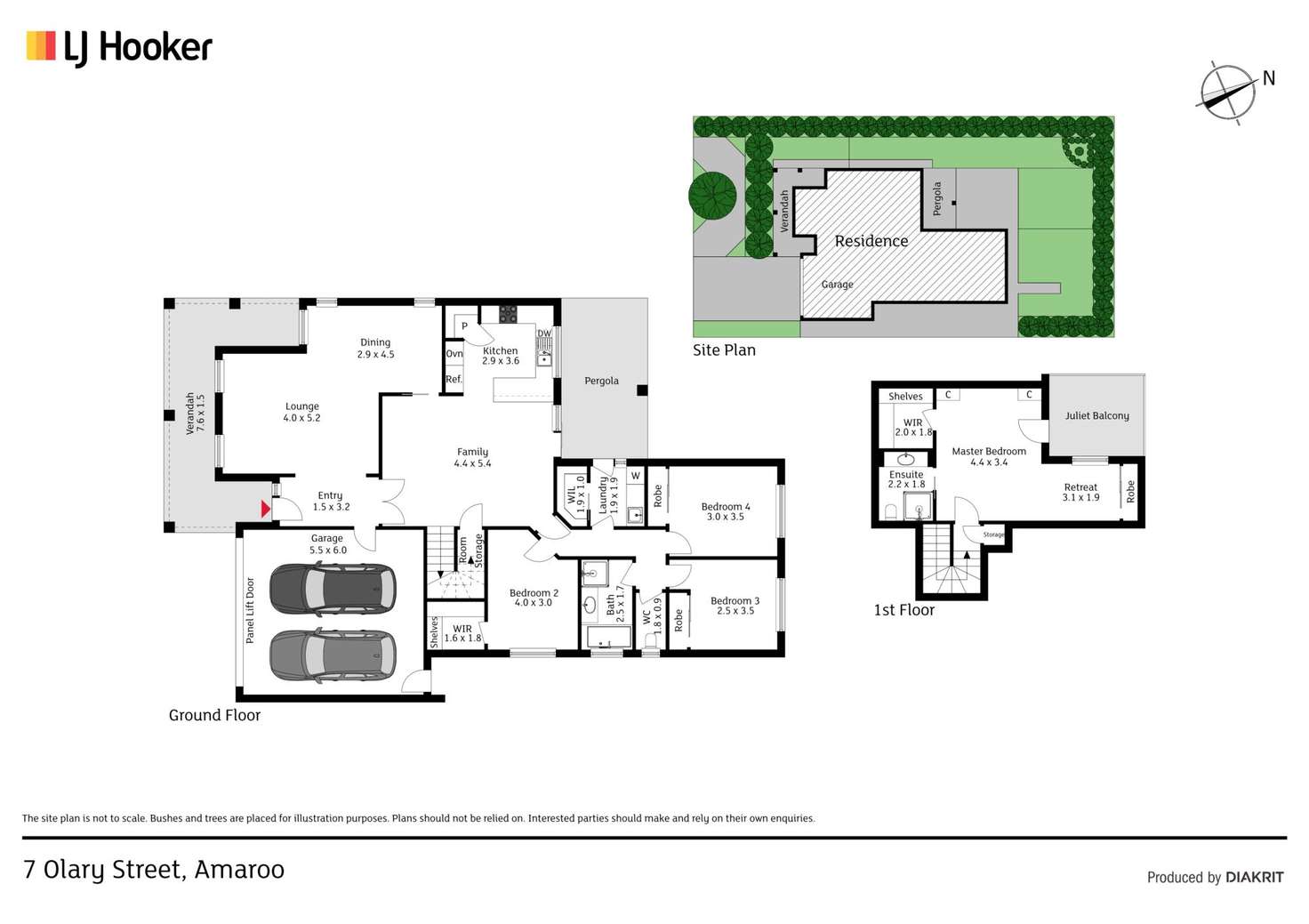 Floorplan of Homely house listing, 7 Olary Street, Amaroo ACT 2914