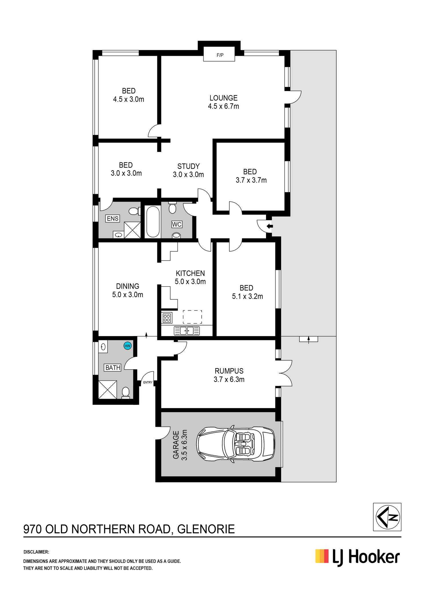 Floorplan of Homely house listing, 970 Old Northern Rd, Glenorie NSW 2157