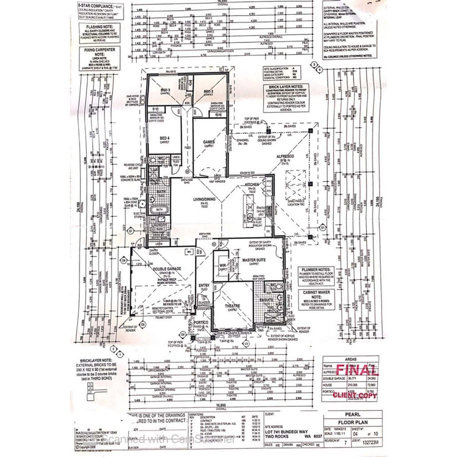 Floorplan of Homely house listing, 9 Bundegi Way, Two Rocks WA 6037