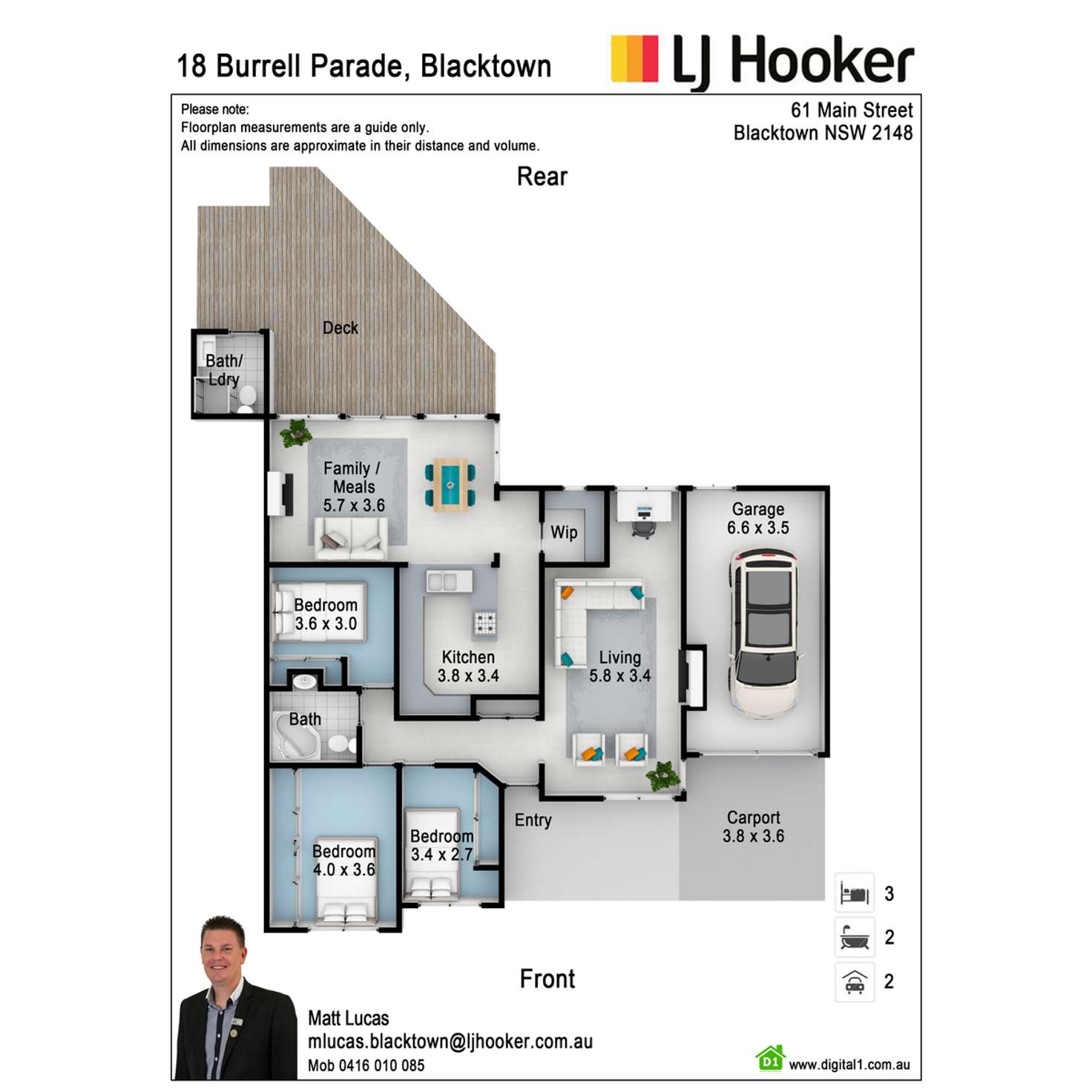 Floorplan of Homely house listing, 18 Burrell Parade, Blacktown NSW 2148
