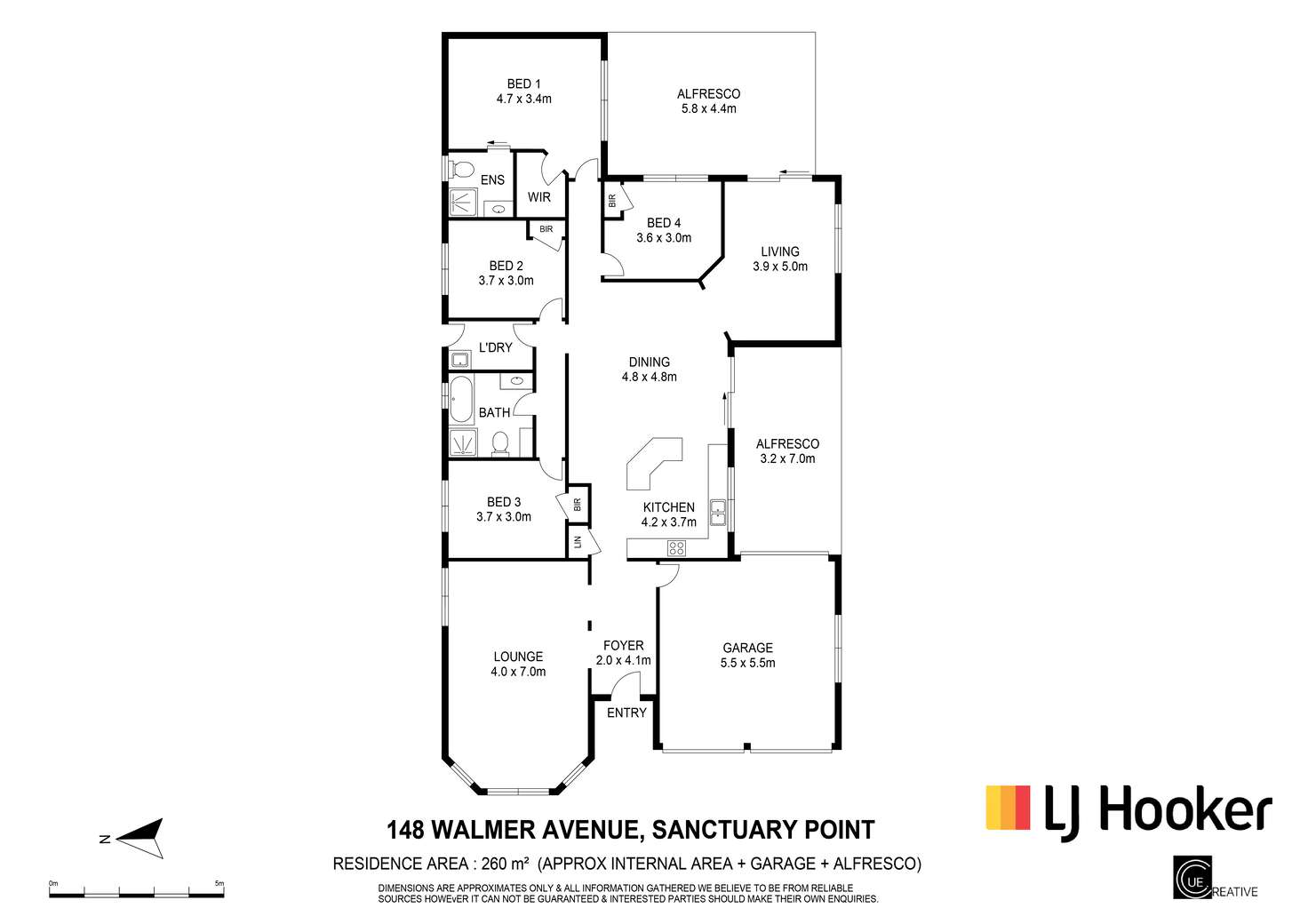 Floorplan of Homely house listing, 148 Walmer Avenue, Sanctuary Point NSW 2540