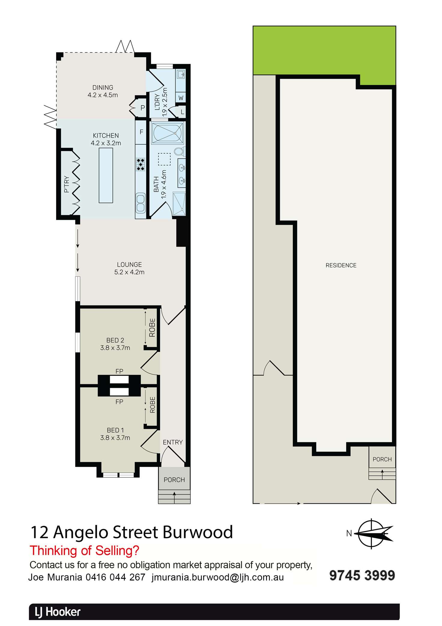 Floorplan of Homely house listing, 12 Angelo Street, Burwood NSW 2134