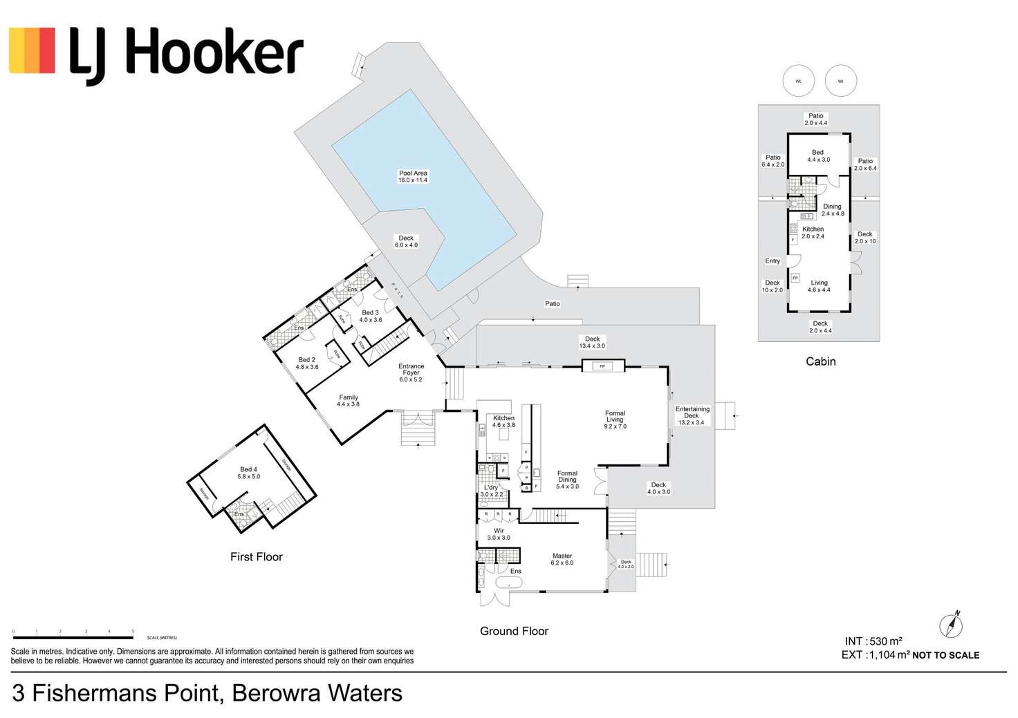 Floorplan of Homely acreageSemiRural listing, 3 Fishermans Point, Berowra Waters NSW 2082