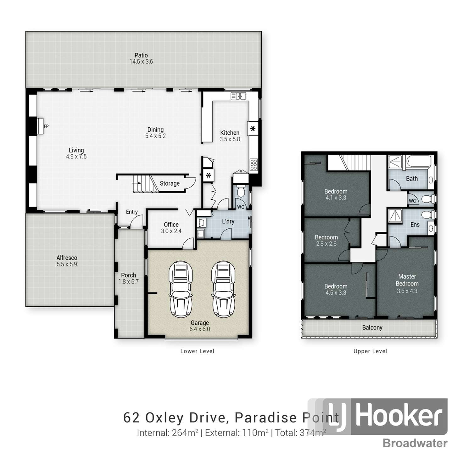 Floorplan of Homely house listing, 62 Oxley Drive, Paradise Point QLD 4216