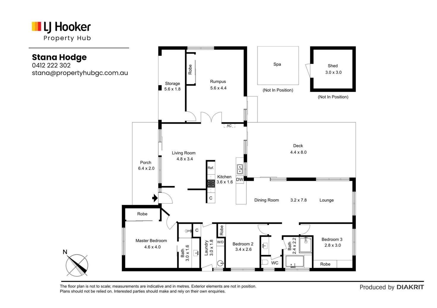 Floorplan of Homely house listing, 19 Wattle Glen Place, Robina QLD 4226