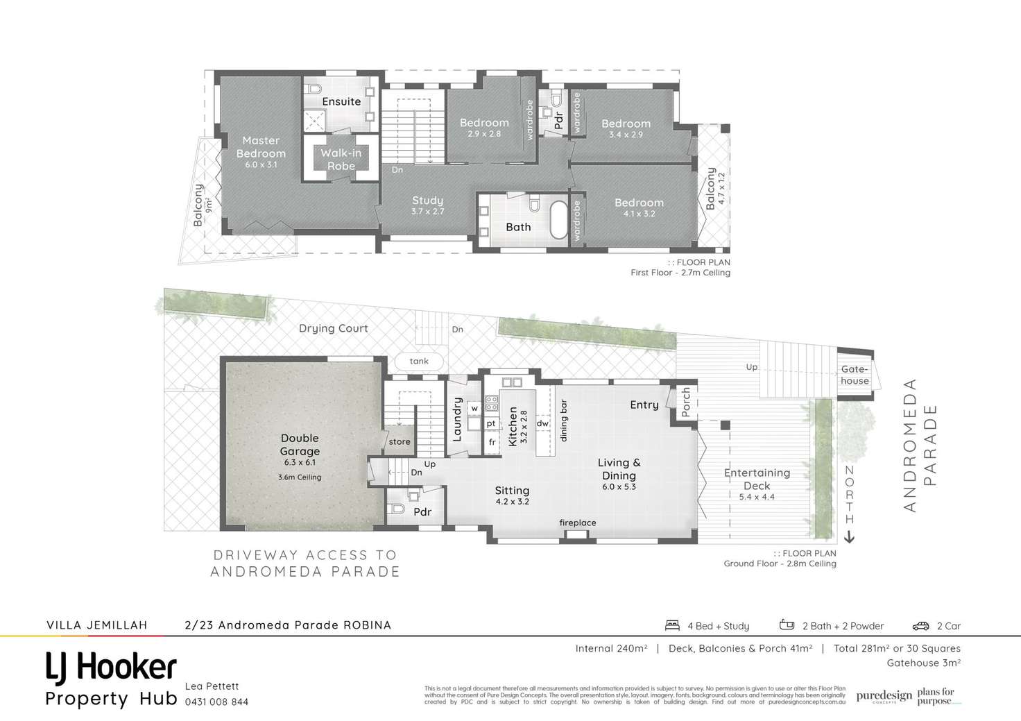 Floorplan of Homely house listing, 2/23 Andromeda Parade, Robina QLD 4226