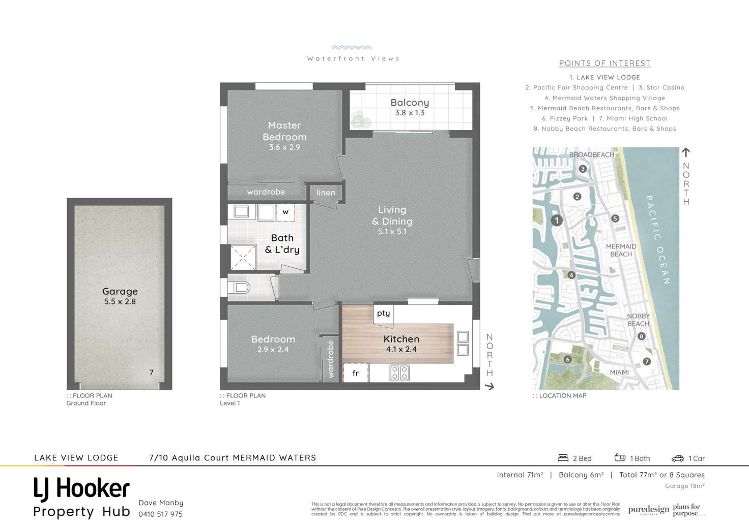 Floorplan of Homely unit listing, 7/10 Aquila Court, Mermaid Waters QLD 4218