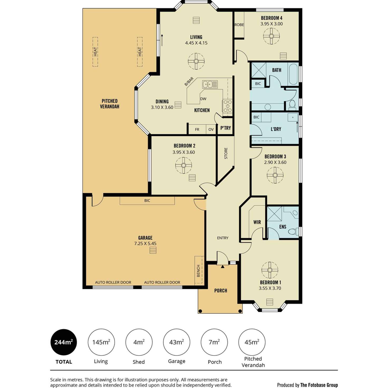 Floorplan of Homely house listing, 5 Mapleton Circuit, Mawson Lakes SA 5095