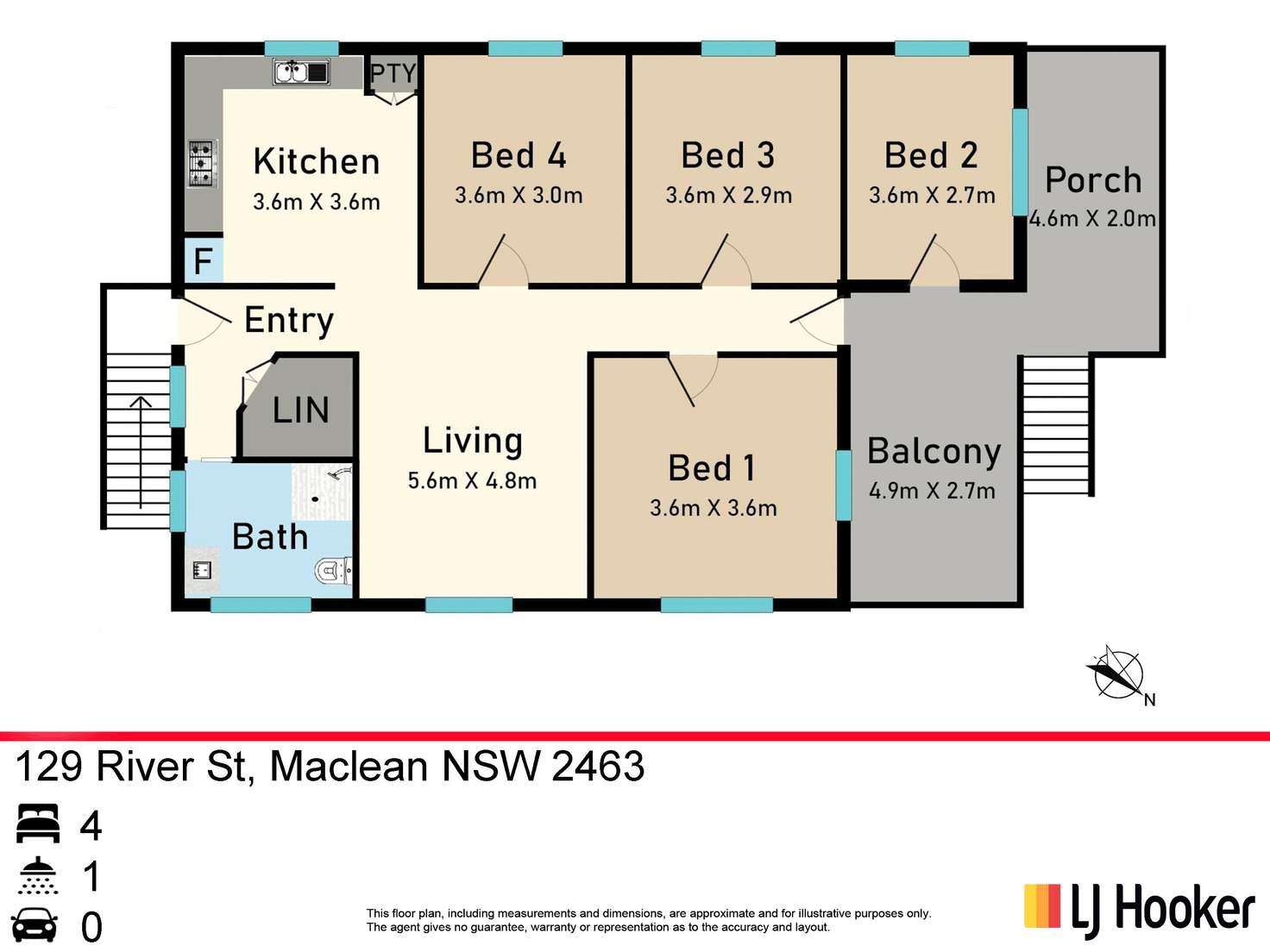 Floorplan of Homely house listing, 129 River Street, Maclean NSW 2463