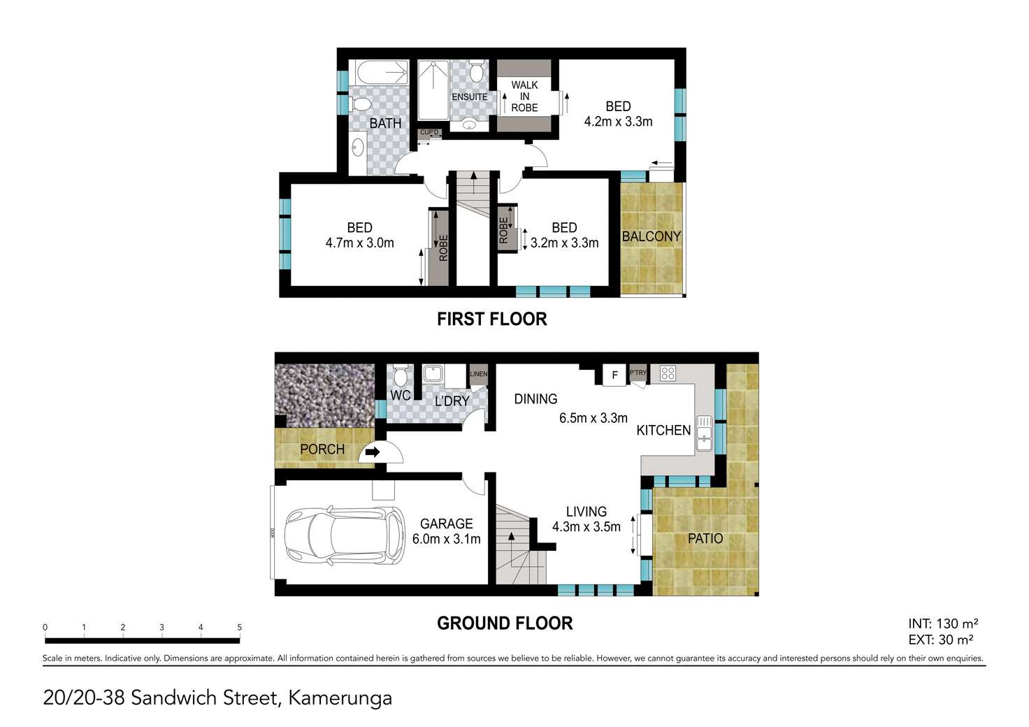 Floorplan of Homely townhouse listing, 20/20-38 Sandwich Street, Kamerunga QLD 4870