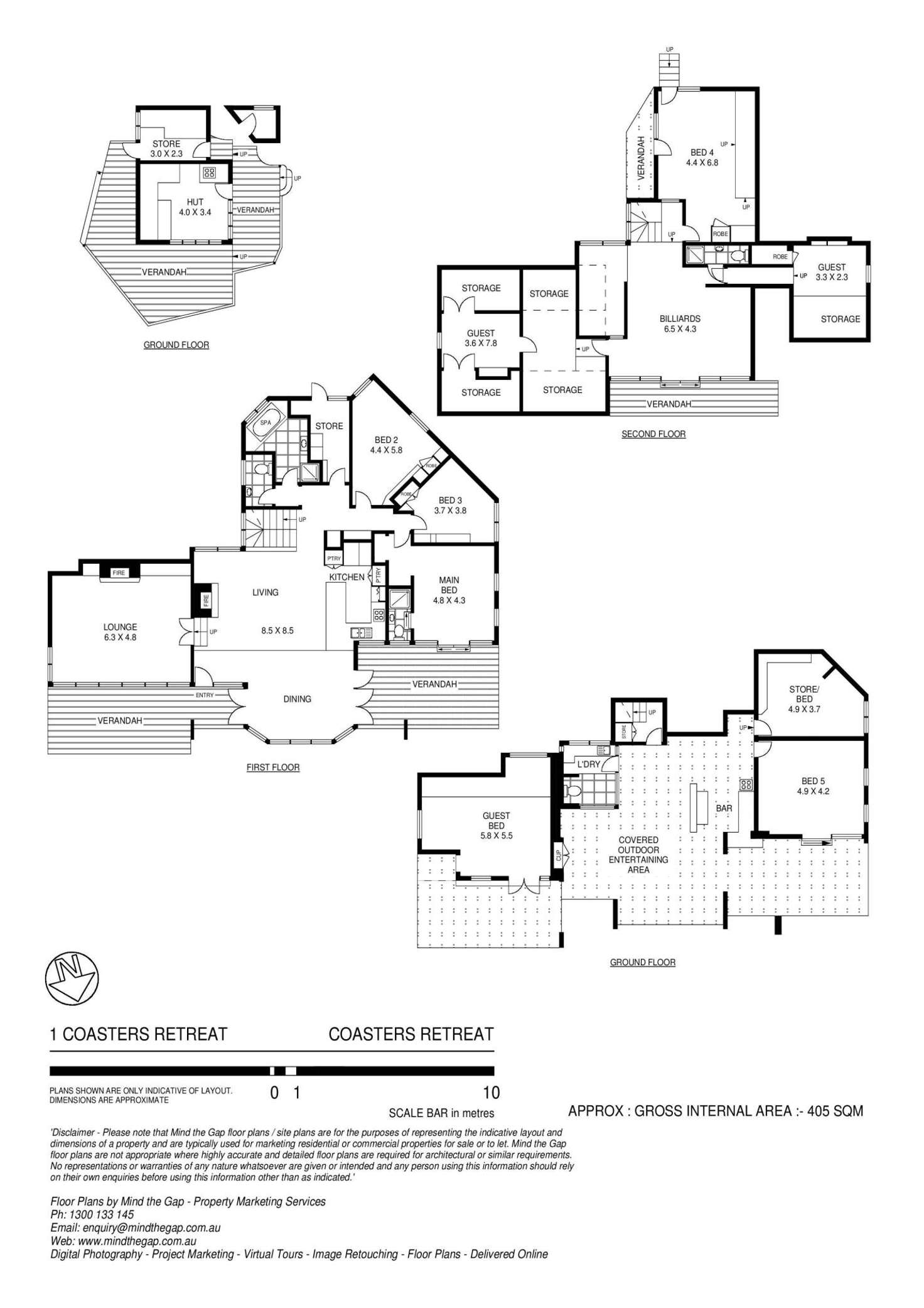 Floorplan of Homely house listing, 1 Coasters Retreat, Coasters Retreat NSW 2108