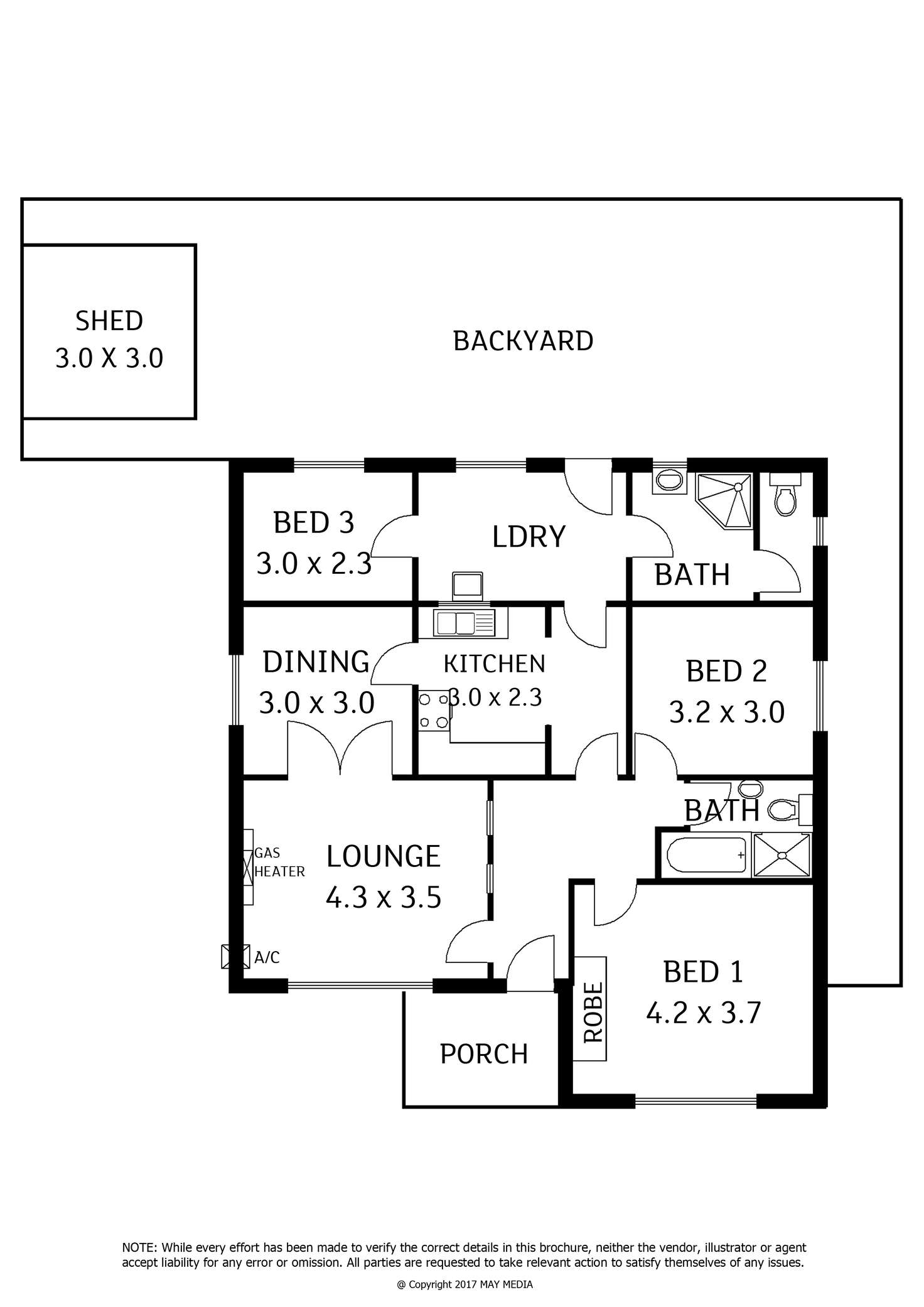 Floorplan of Homely house listing, 21 Annette Street, Athol Park SA 5012