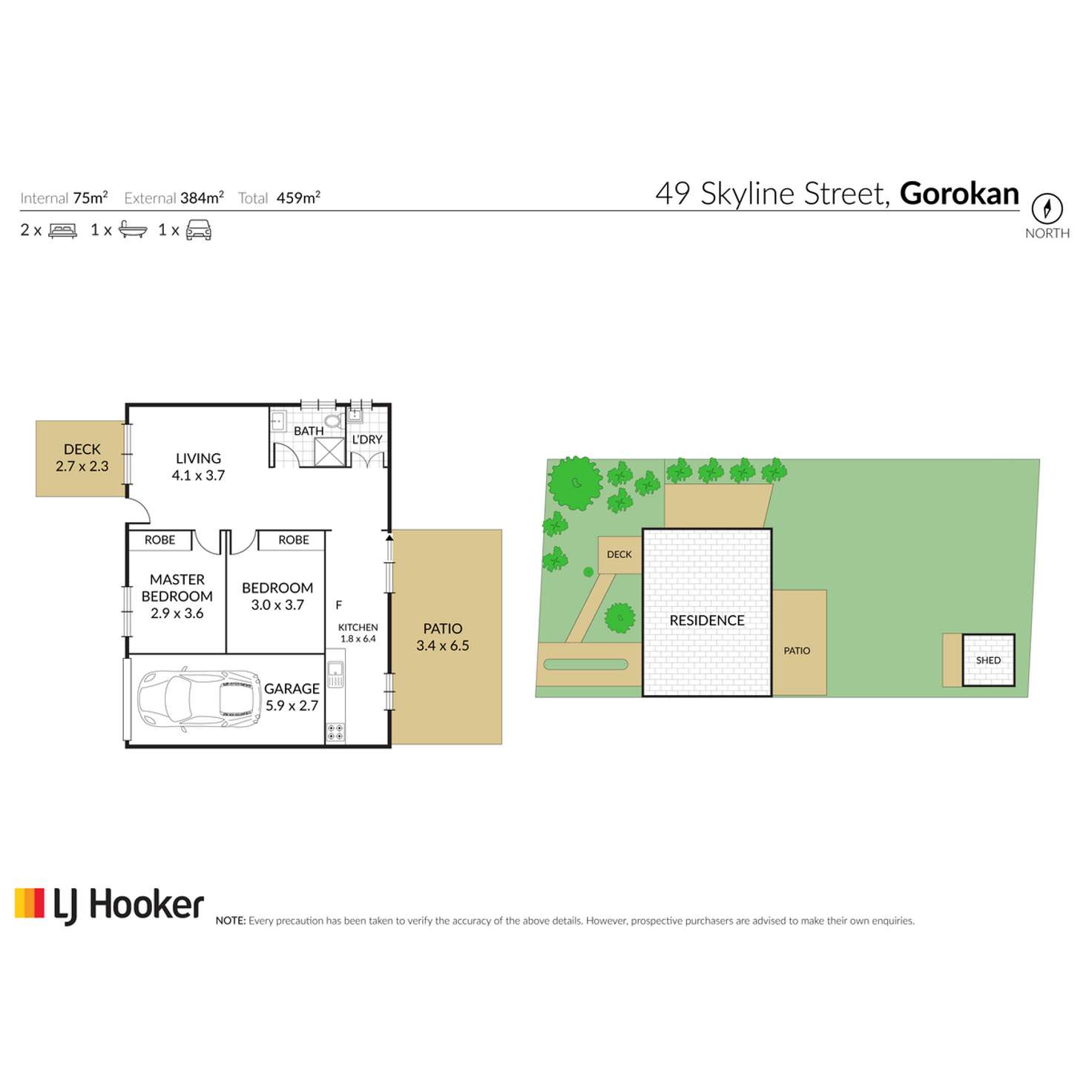 Floorplan of Homely house listing, 49 Skyline Street, Gorokan NSW 2263