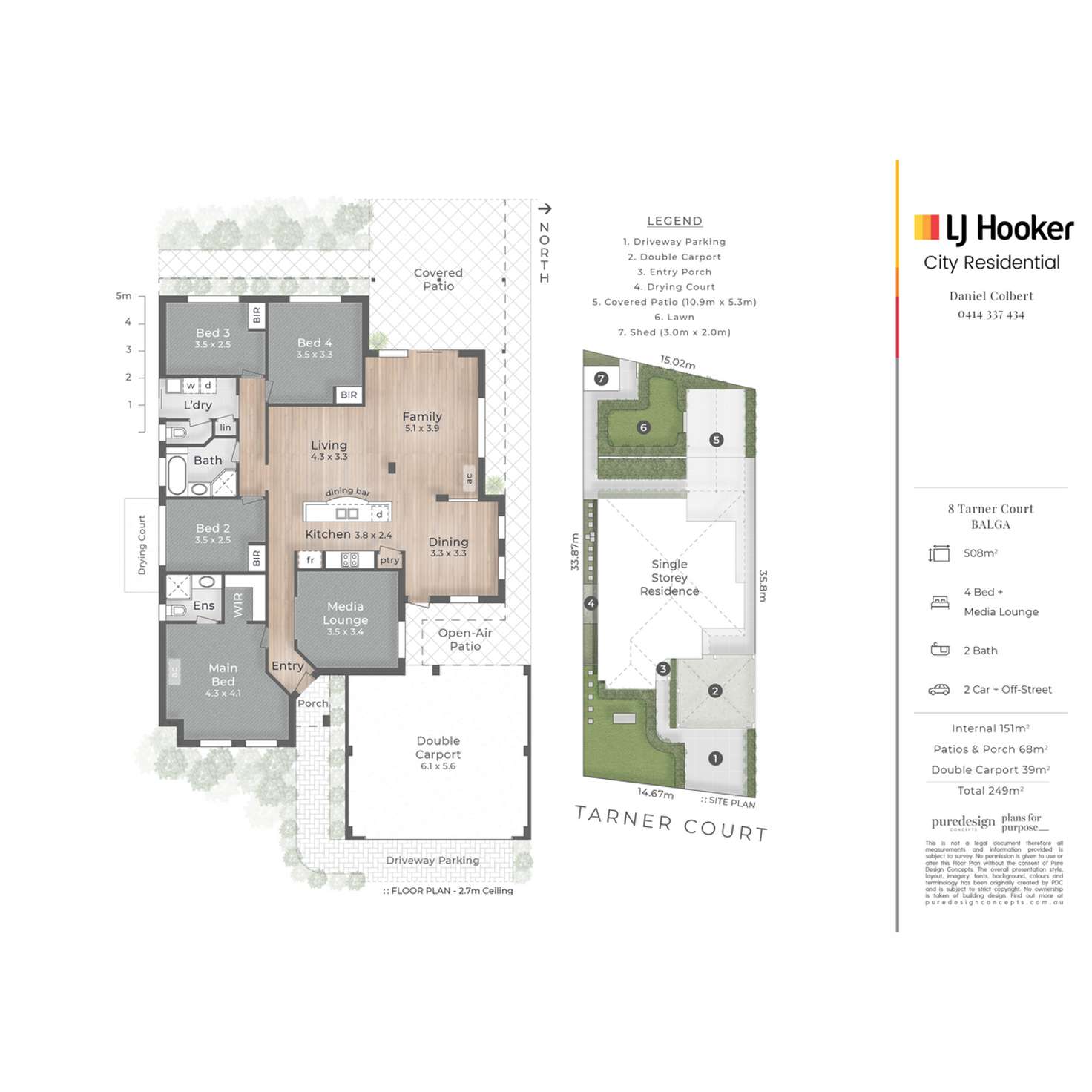 Floorplan of Homely house listing, 8 Tarner Court, Balga WA 6061