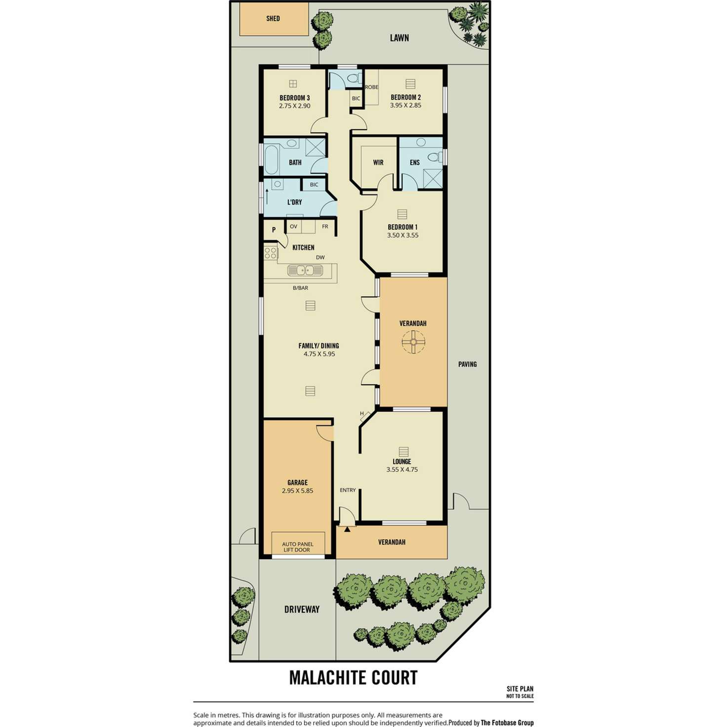 Floorplan of Homely house listing, 6 Malachite Court, Golden Grove SA 5125