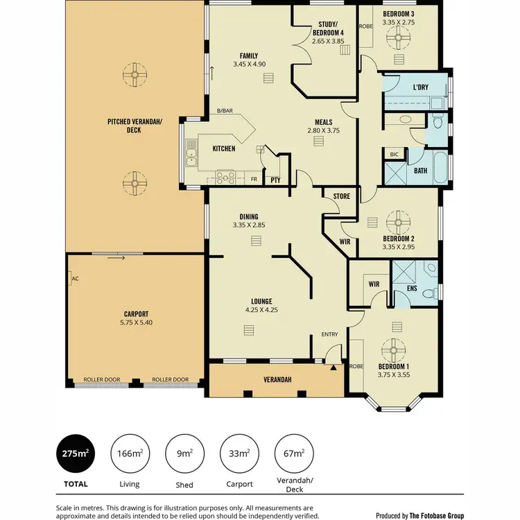 Floorplan of Homely house listing, 77 Somerset Grove, Craigmore SA 5114