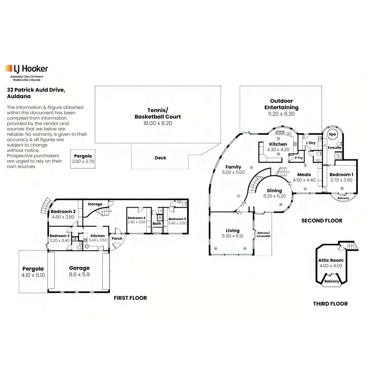 Floorplan of Homely house listing, 32 Patrick Auld Drive, Auldana SA 5072