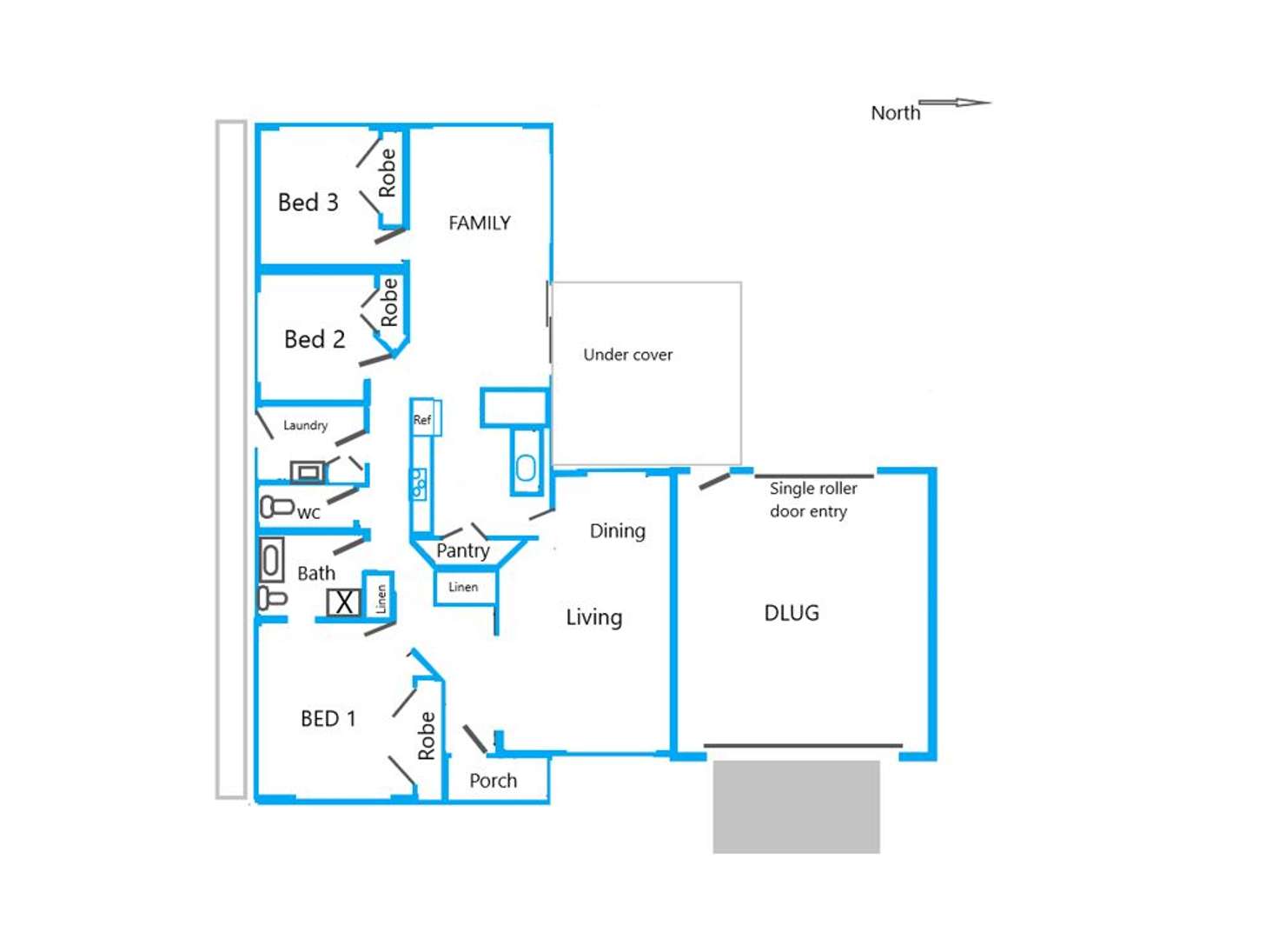 Floorplan of Homely house listing, 5 Strawberry Close, Woolgoolga NSW 2456