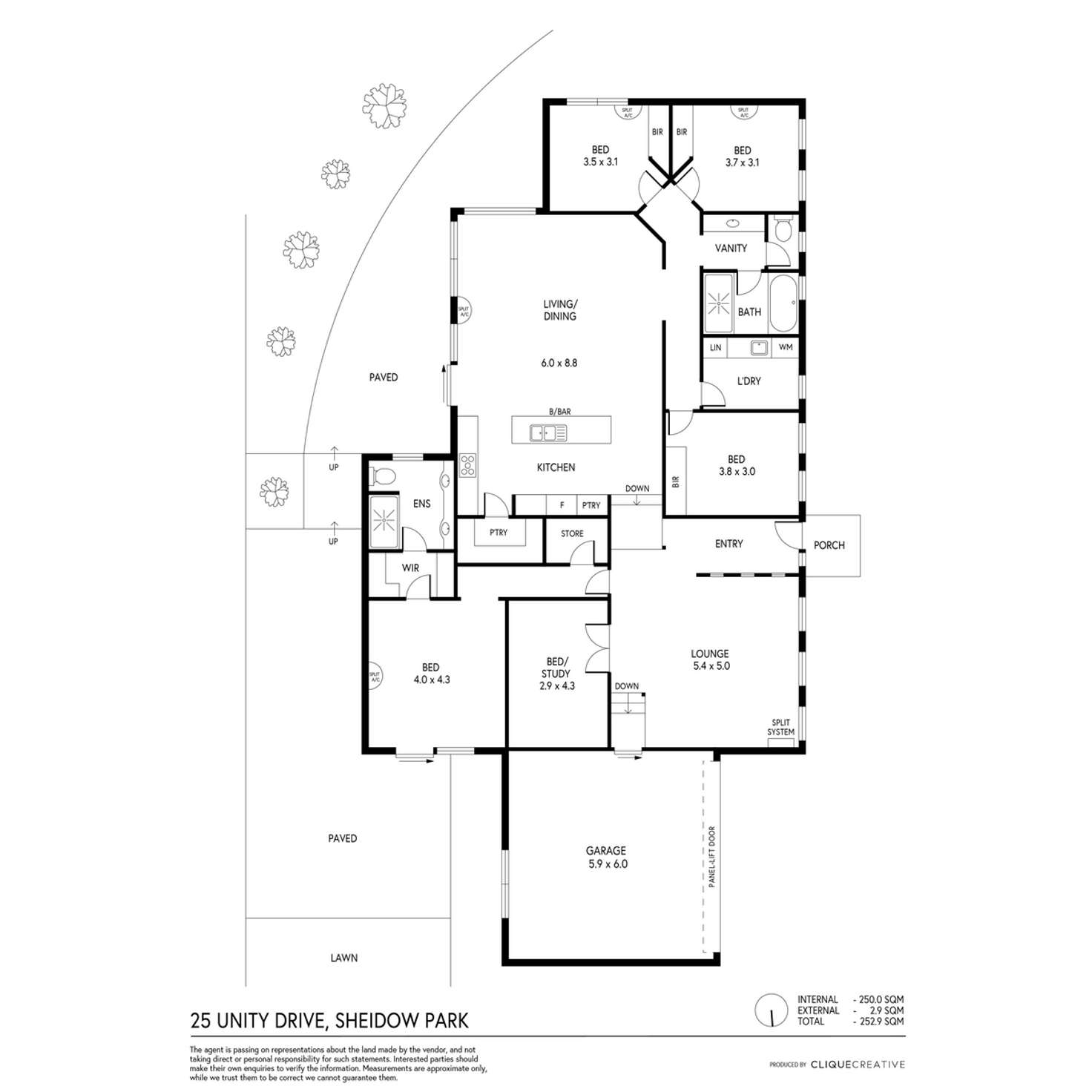 Floorplan of Homely house listing, 25 Unity Drive, Sheidow Park SA 5158