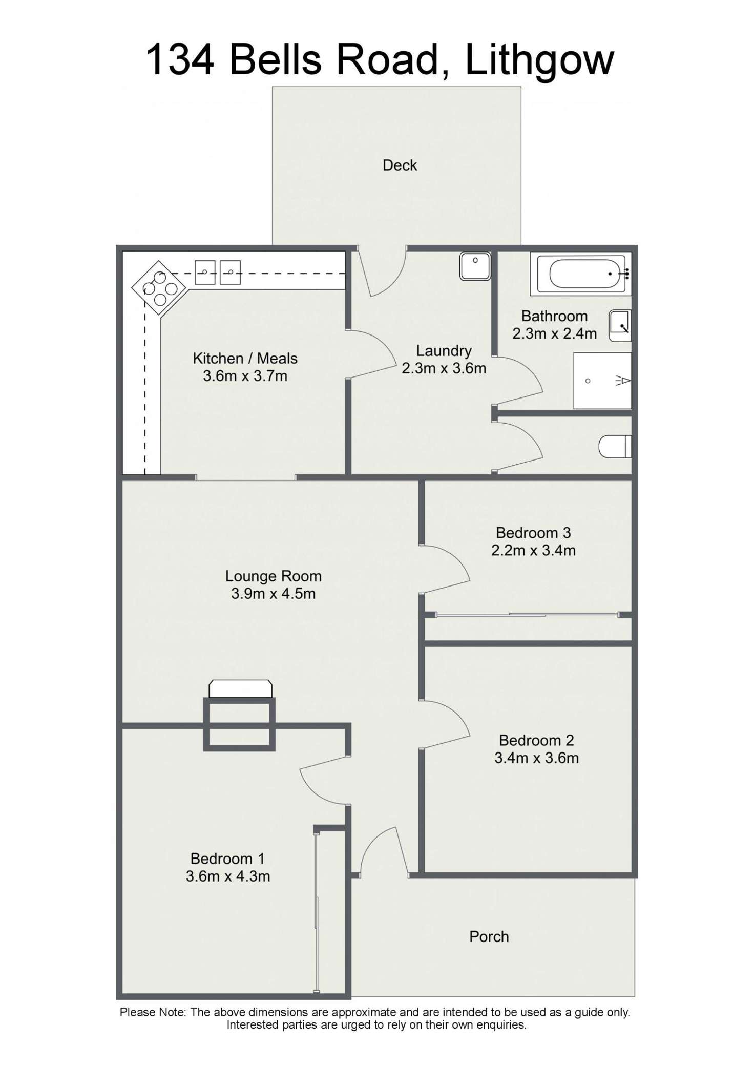 Floorplan of Homely house listing, 134 Bells Road, Lithgow NSW 2790