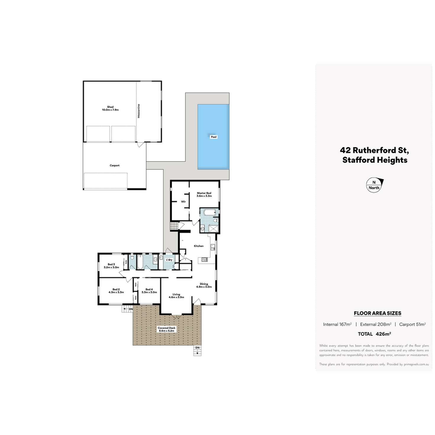 Floorplan of Homely house listing, 42 Rutherford Street, Stafford Heights QLD 4053