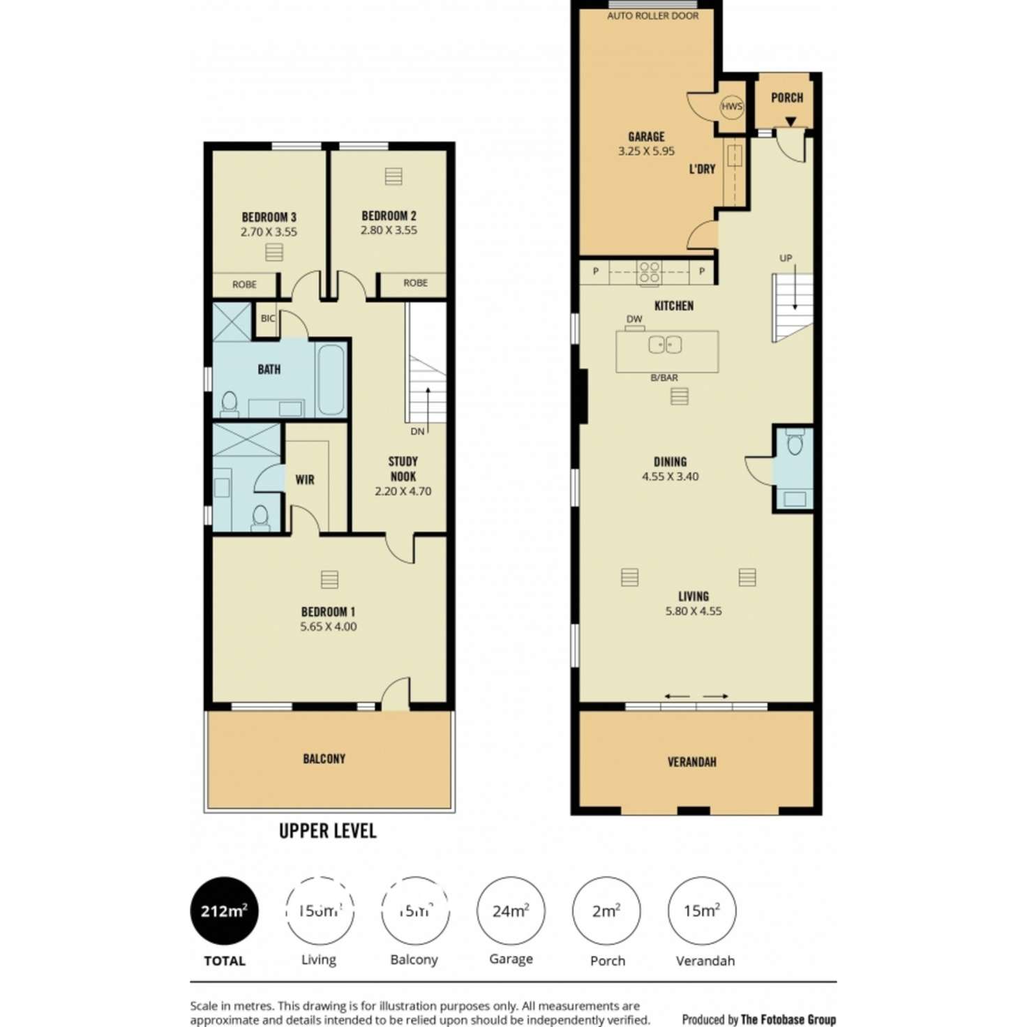 Floorplan of Homely townhouse listing, 1/41 Calton Road, Gawler East SA 5118