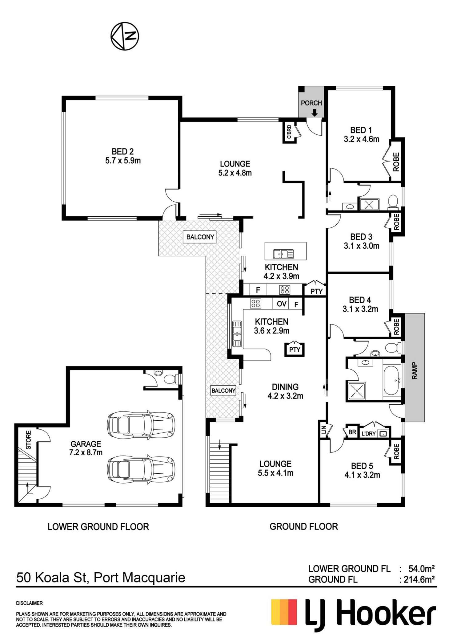 Floorplan of Homely house listing, 50 Koala Street, Port Macquarie NSW 2444
