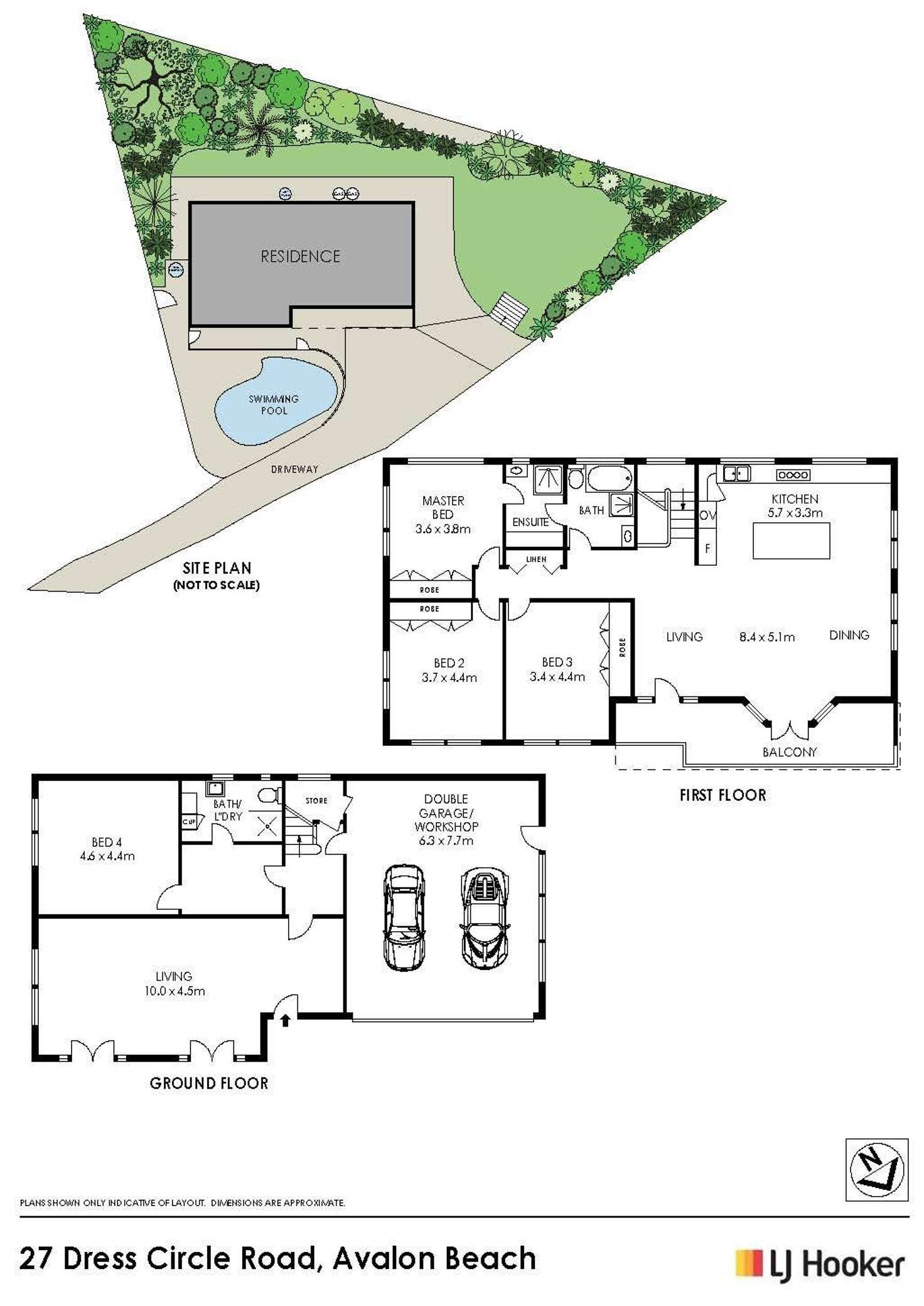 Floorplan of Homely house listing, 27 Dress Circle Road, Avalon Beach NSW 2107