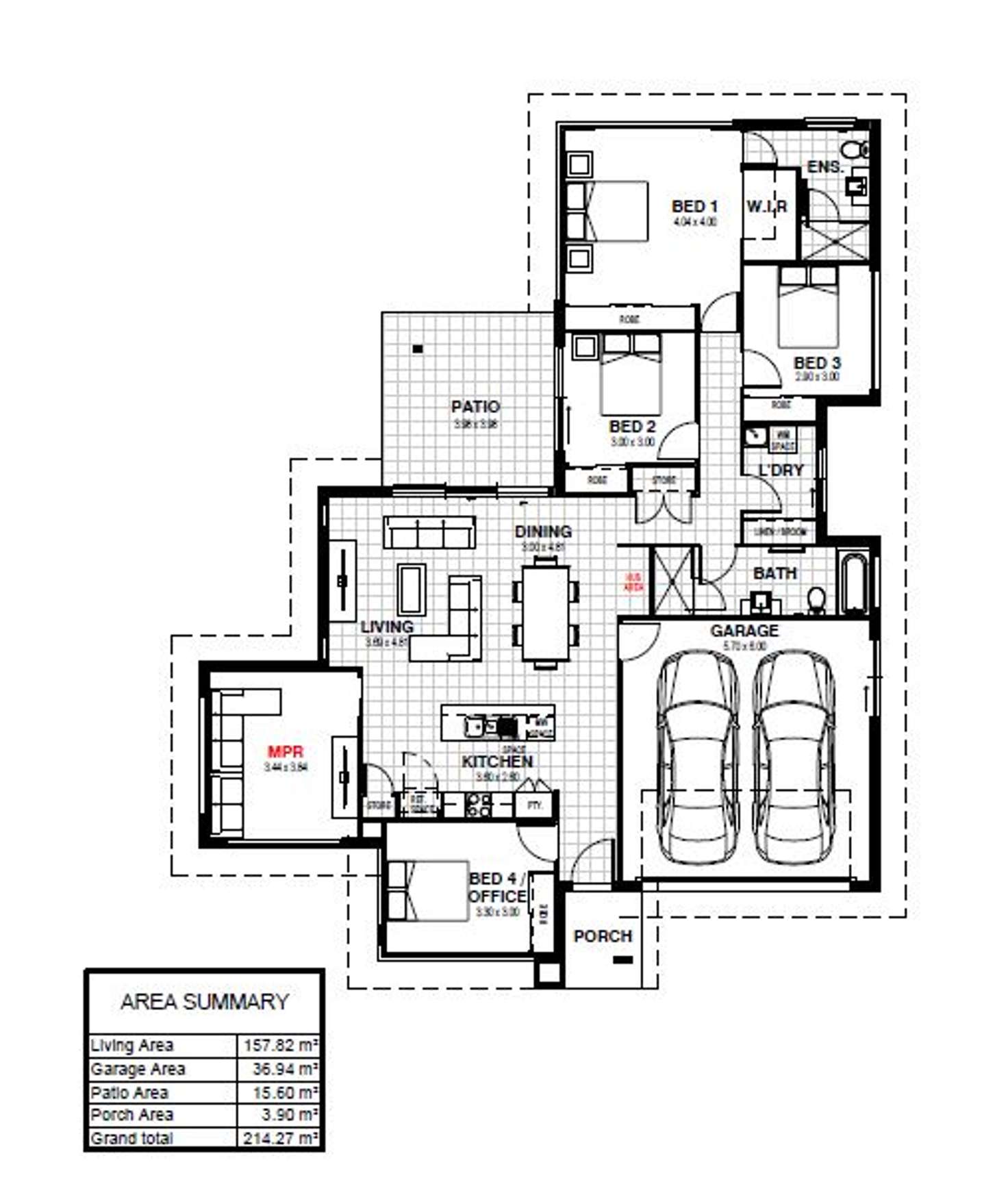 Floorplan of Homely house listing, 107 Sanctuary Parkway, Waterford QLD 4133