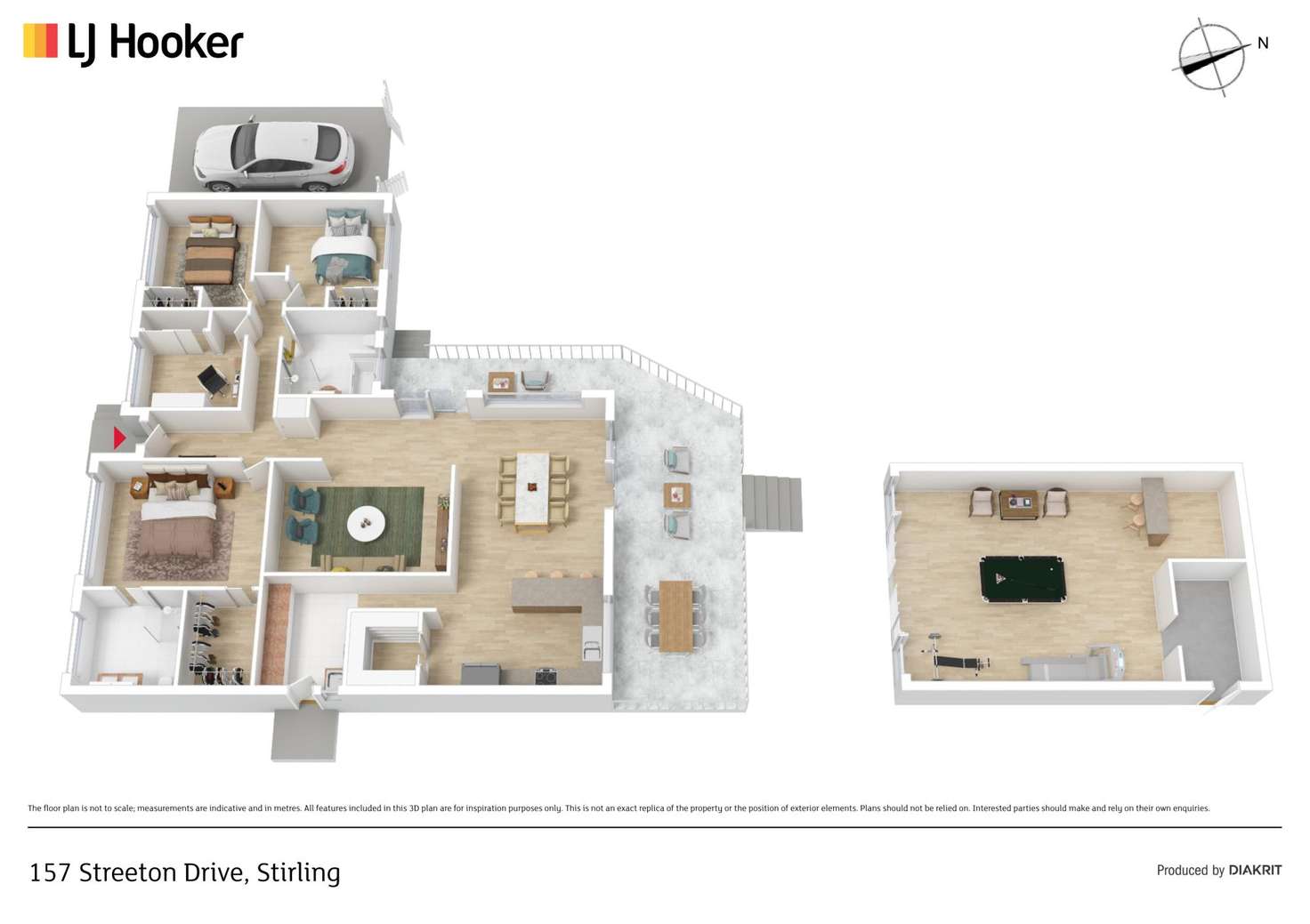 Floorplan of Homely house listing, 157 Streeton Drive, Stirling ACT 2611