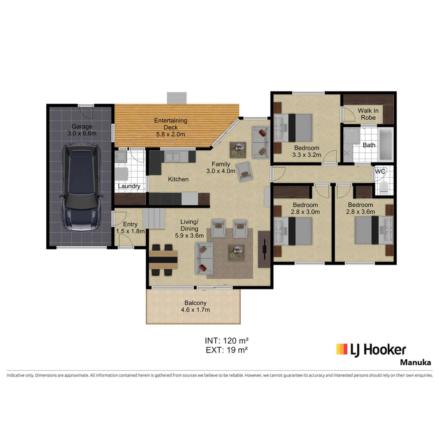 Floorplan of Homely townhouse listing, 10/23 Chave Street, Holt ACT 2615
