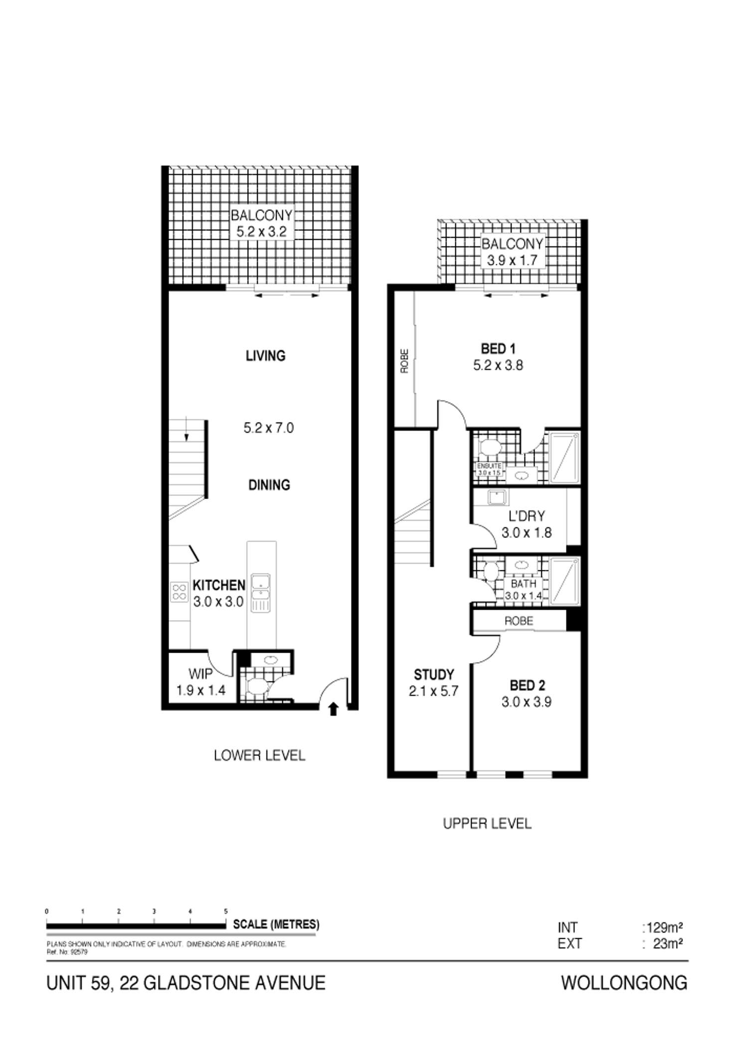 Floorplan of Homely apartment listing, 59/22 Gladstone Ave, Wollongong NSW 2500