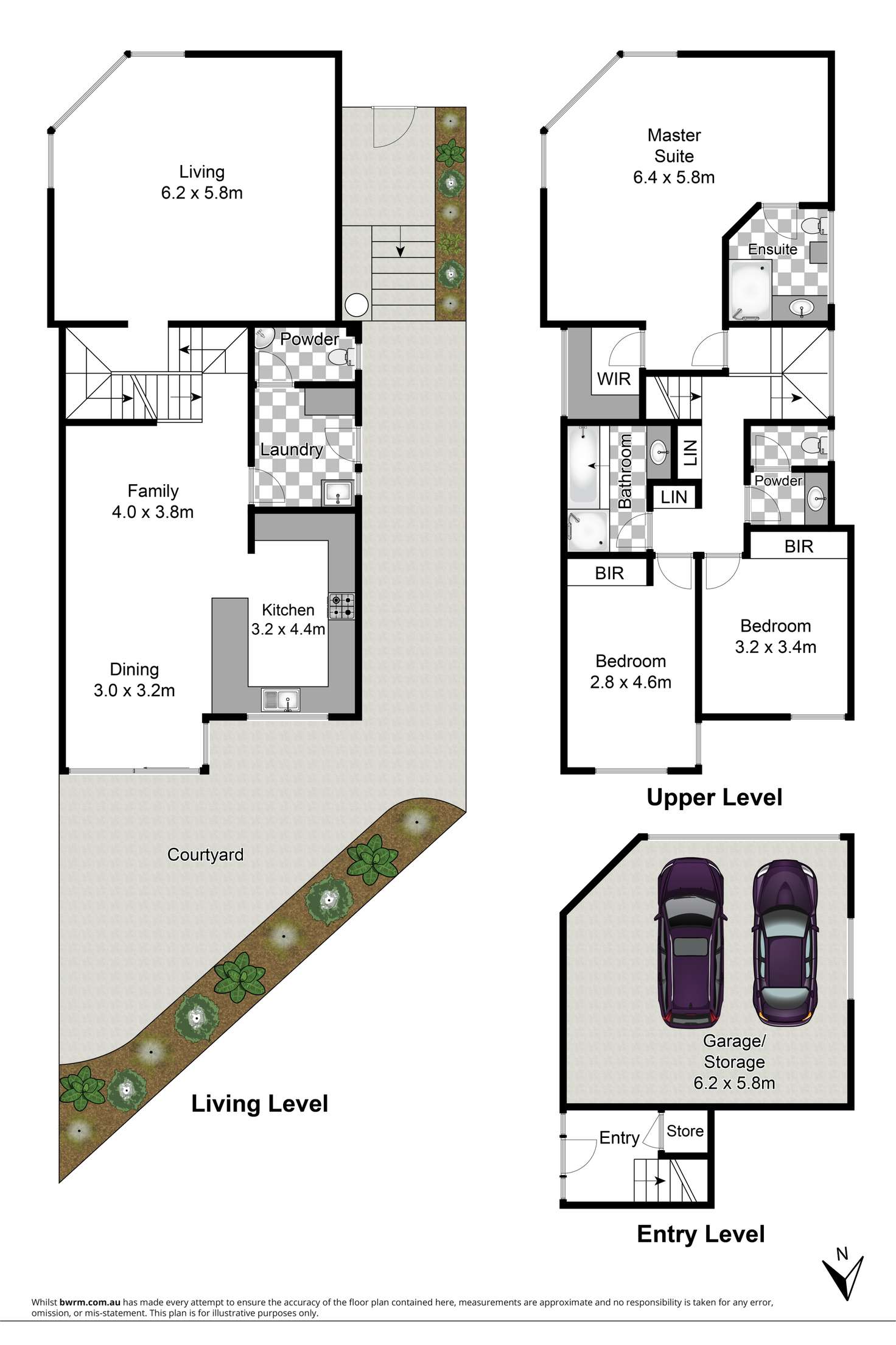 Floorplan of Homely townhouse listing, 2/38 Ralston Street, Lane Cove NSW 2066
