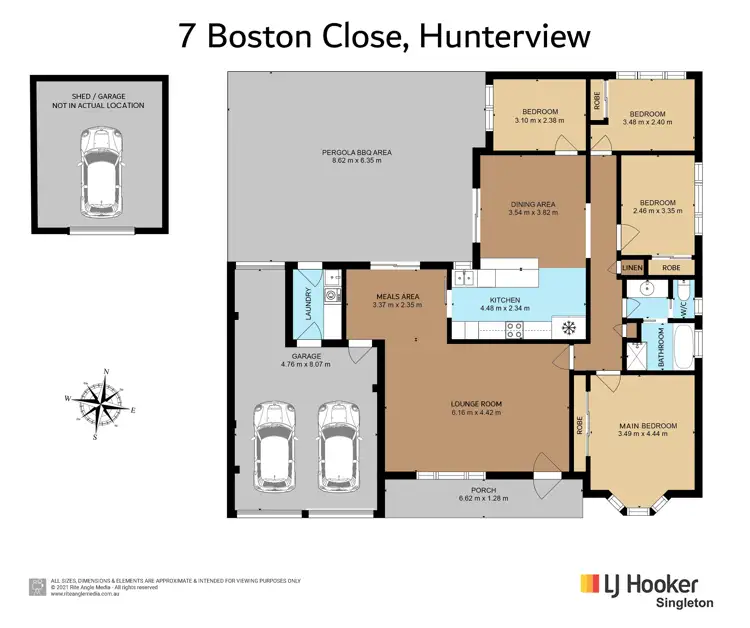 Floorplan of Homely house listing, 7 Boston Close, Singleton NSW 2330