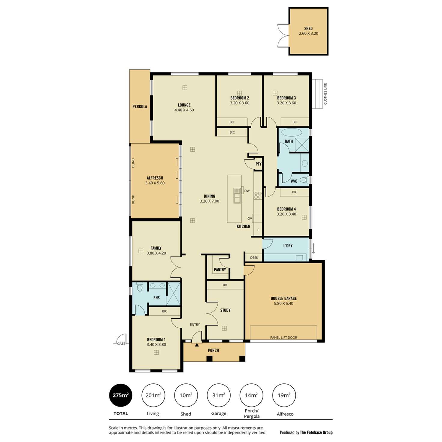 Floorplan of Homely house listing, 101 Light Avenue, Munno Para SA 5115