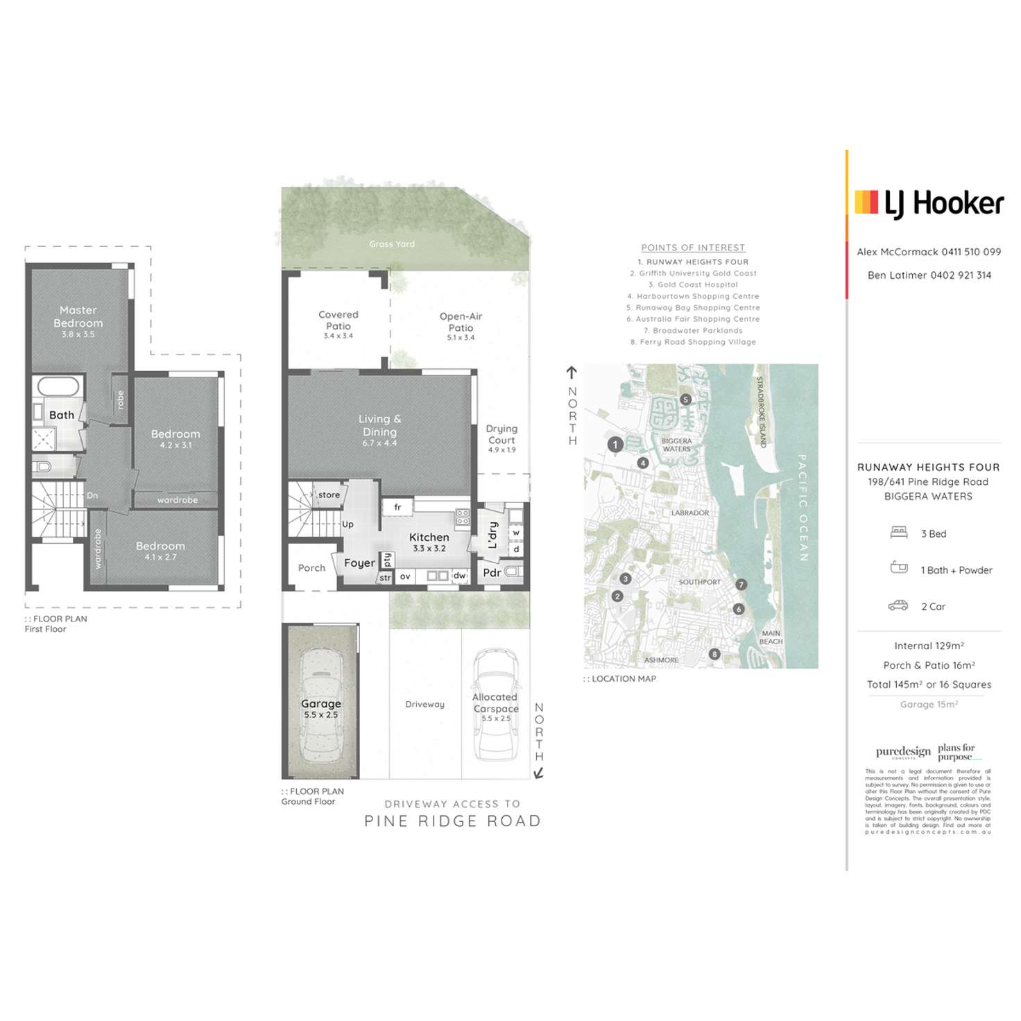 Floorplan of Homely townhouse listing, 198/641 Pine Ridge Road, Biggera Waters QLD 4216