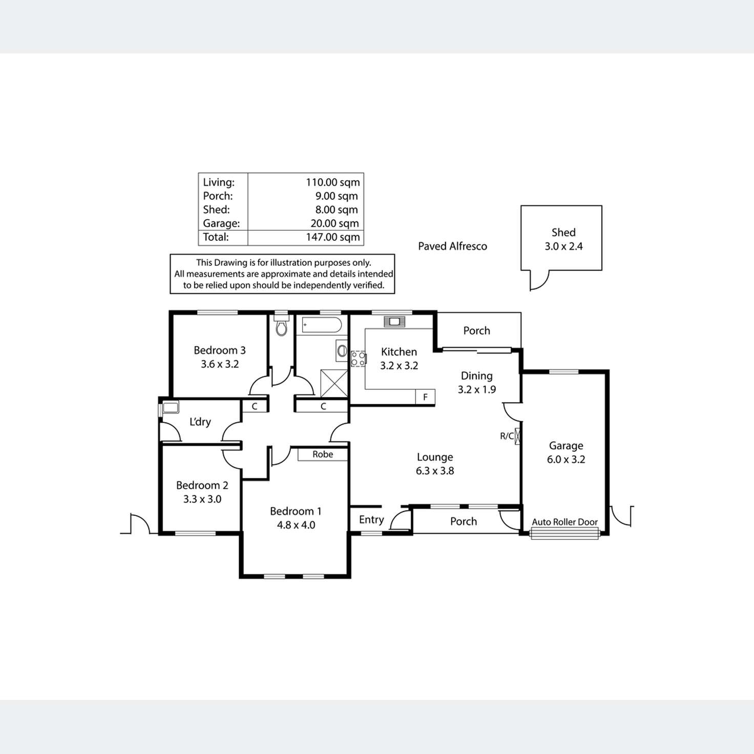 Floorplan of Homely house listing, 6 Hawthorne Street, Lockleys SA 5032