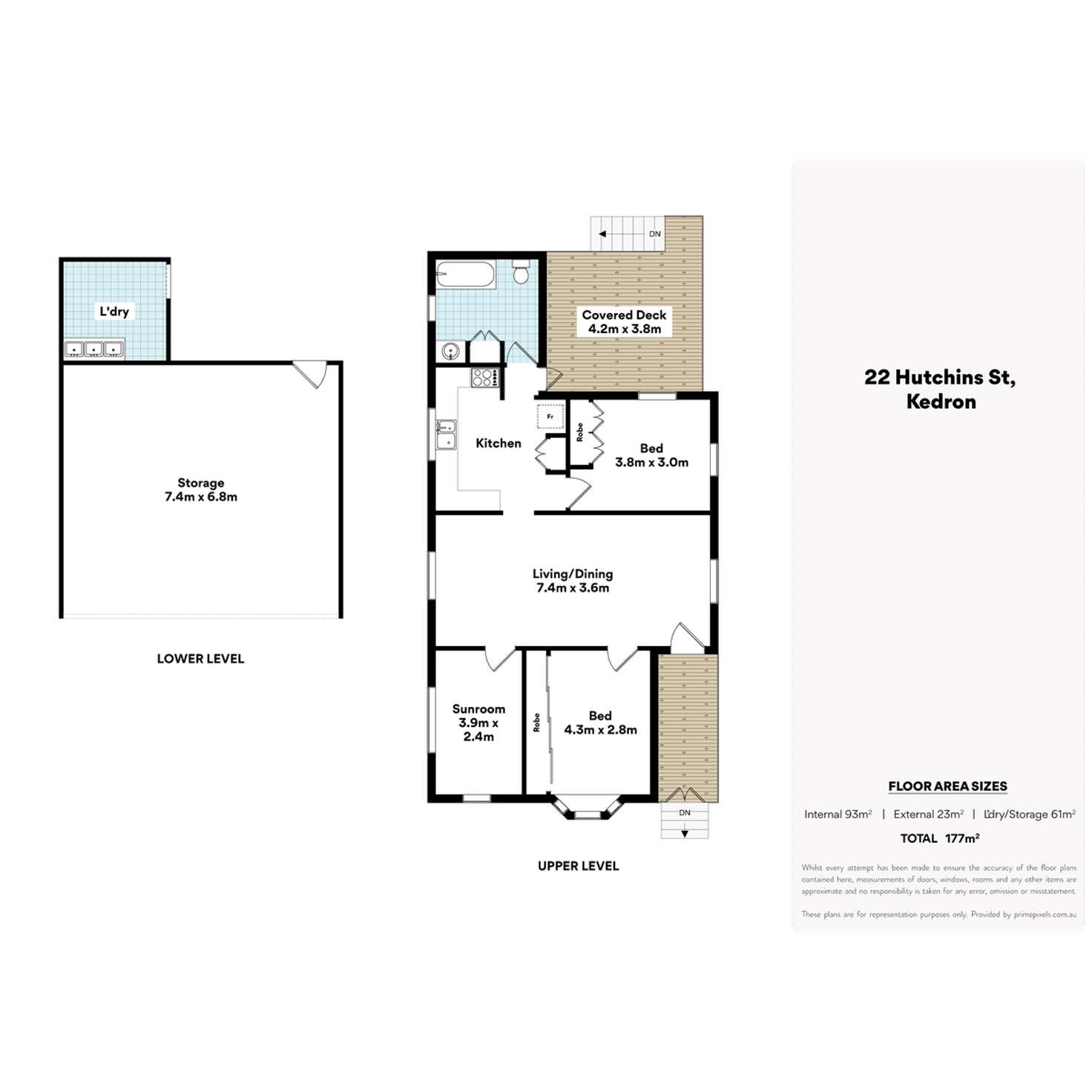 Floorplan of Homely house listing, 22 Hutchins Street, Kedron QLD 4031