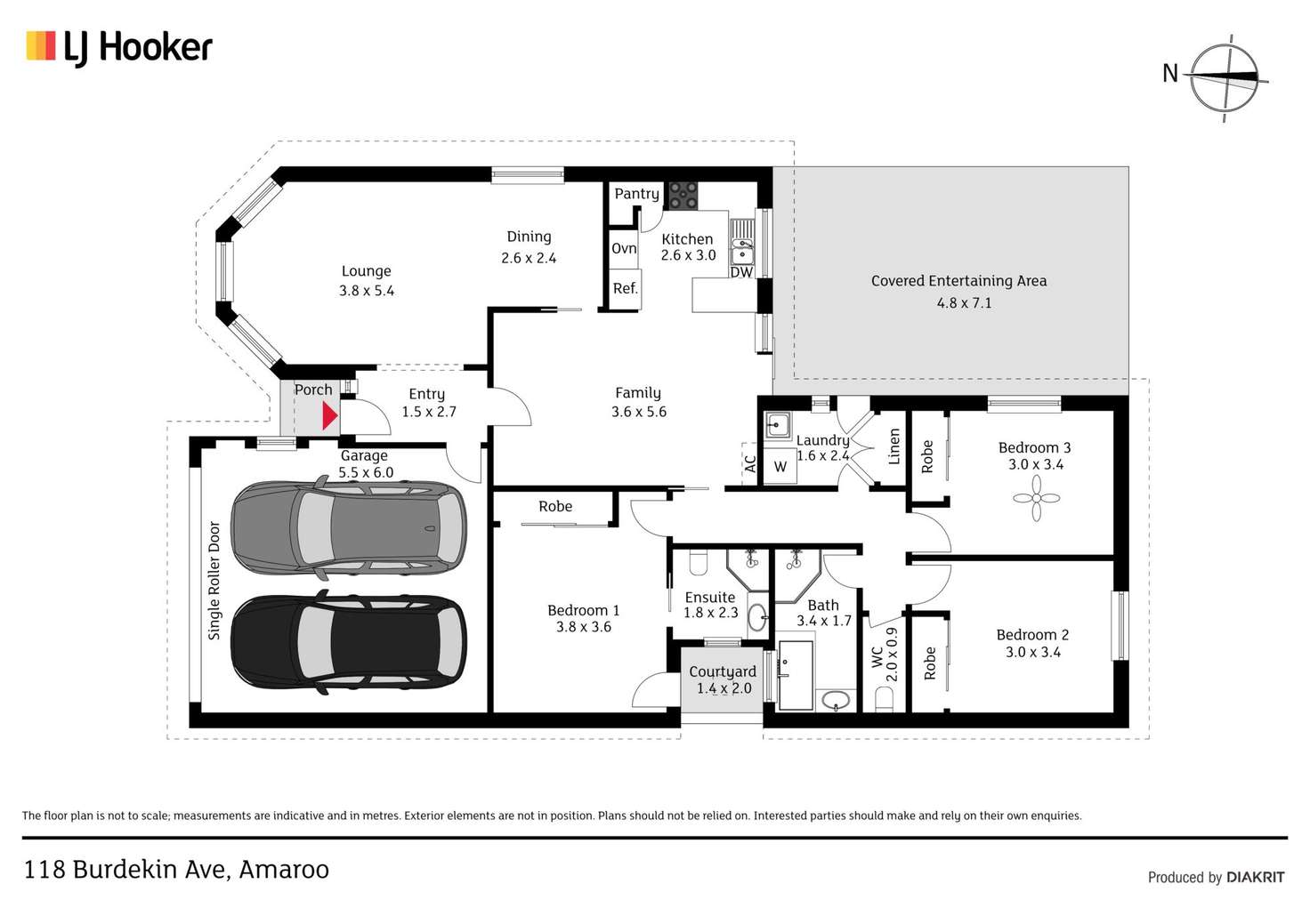 Floorplan of Homely house listing, 118 Burdekin Avenue, Amaroo ACT 2914