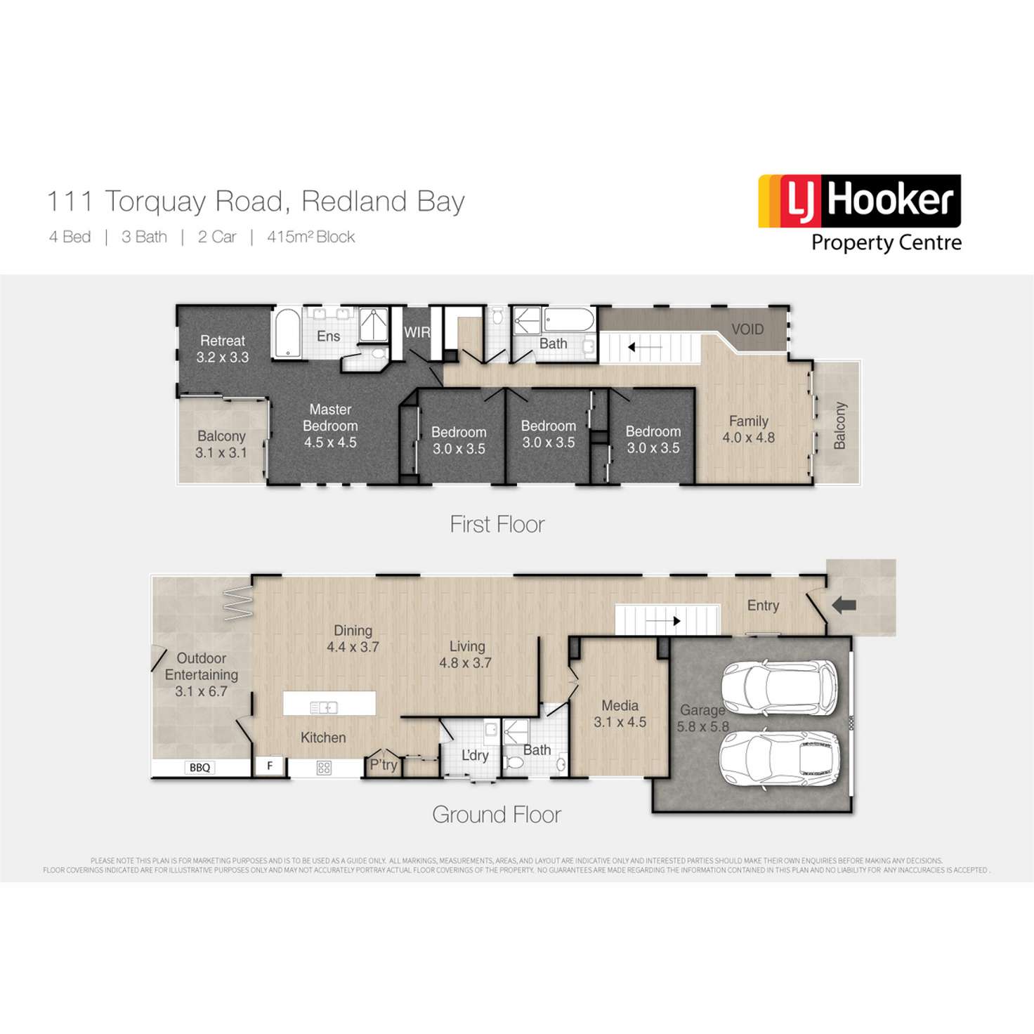 Floorplan of Homely house listing, 111 Torquay Road, Redland Bay QLD 4165